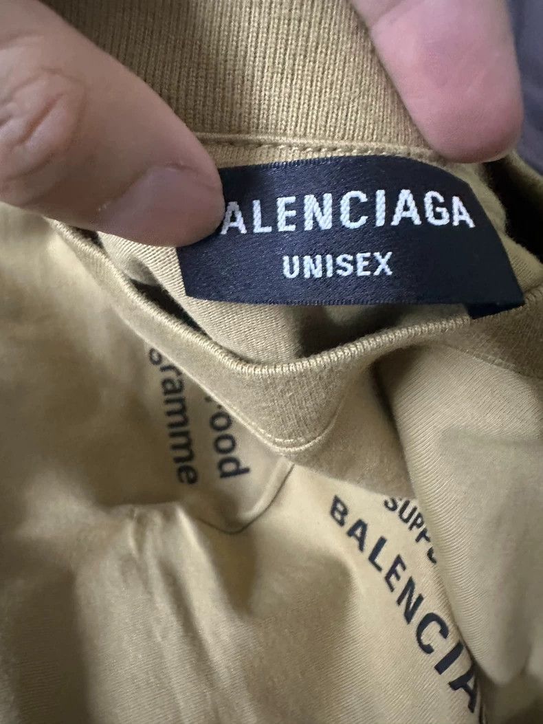 Balenciaga Balenciaga Khaki WFP Short Sleeves Size US S / EU 44-46 / 1 - 3 Thumbnail