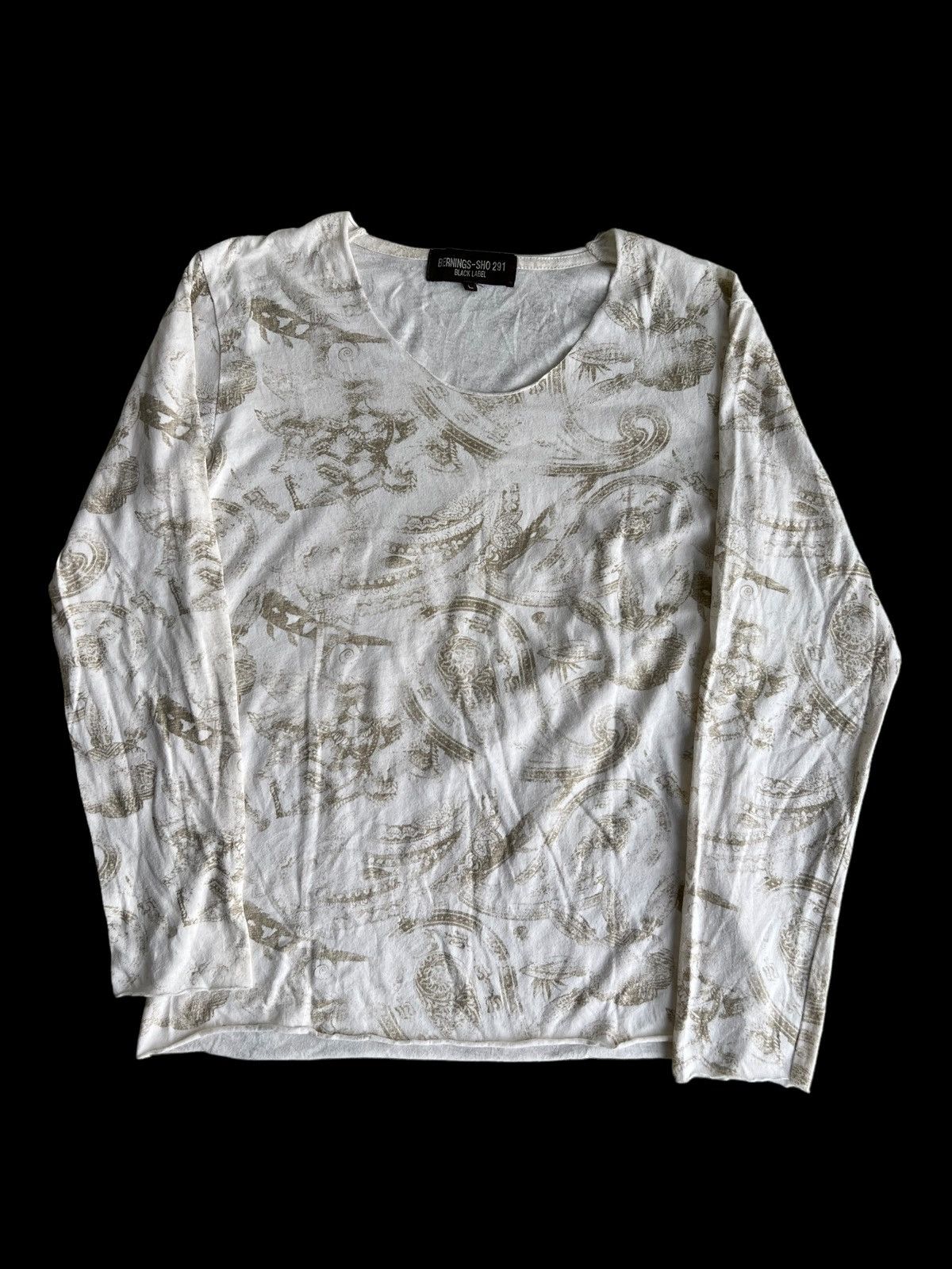 BERNINGS SHO Bernings-Sho Black Label 🇯🇵 Navajo Goro's Motif LS Shirt Size US M / EU 48-50 / 2 - 4 Thumbnail