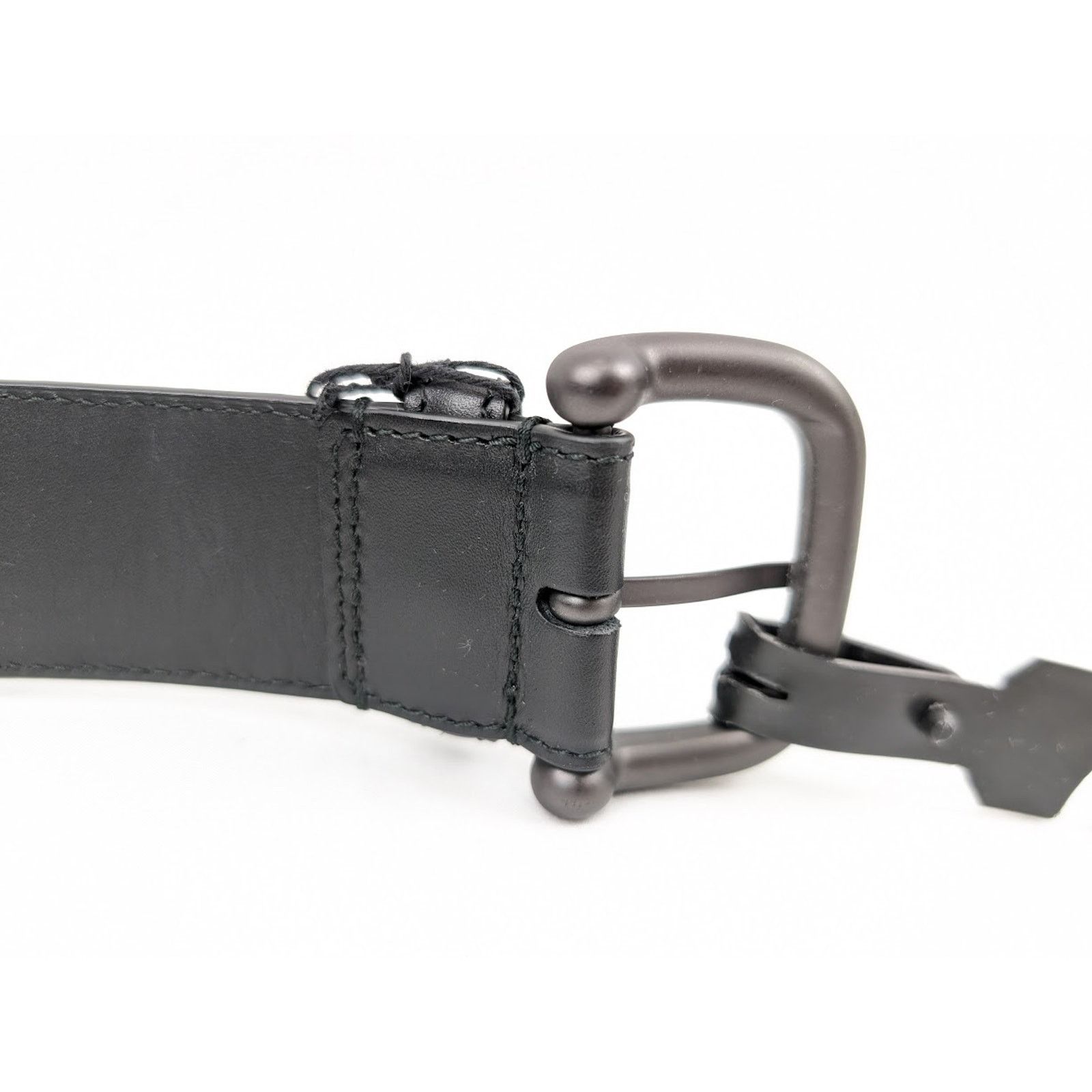 Bottega Veneta o1rshd1 Size: 105 / Intrecciato Belt in Black Size 40 - 6 Thumbnail
