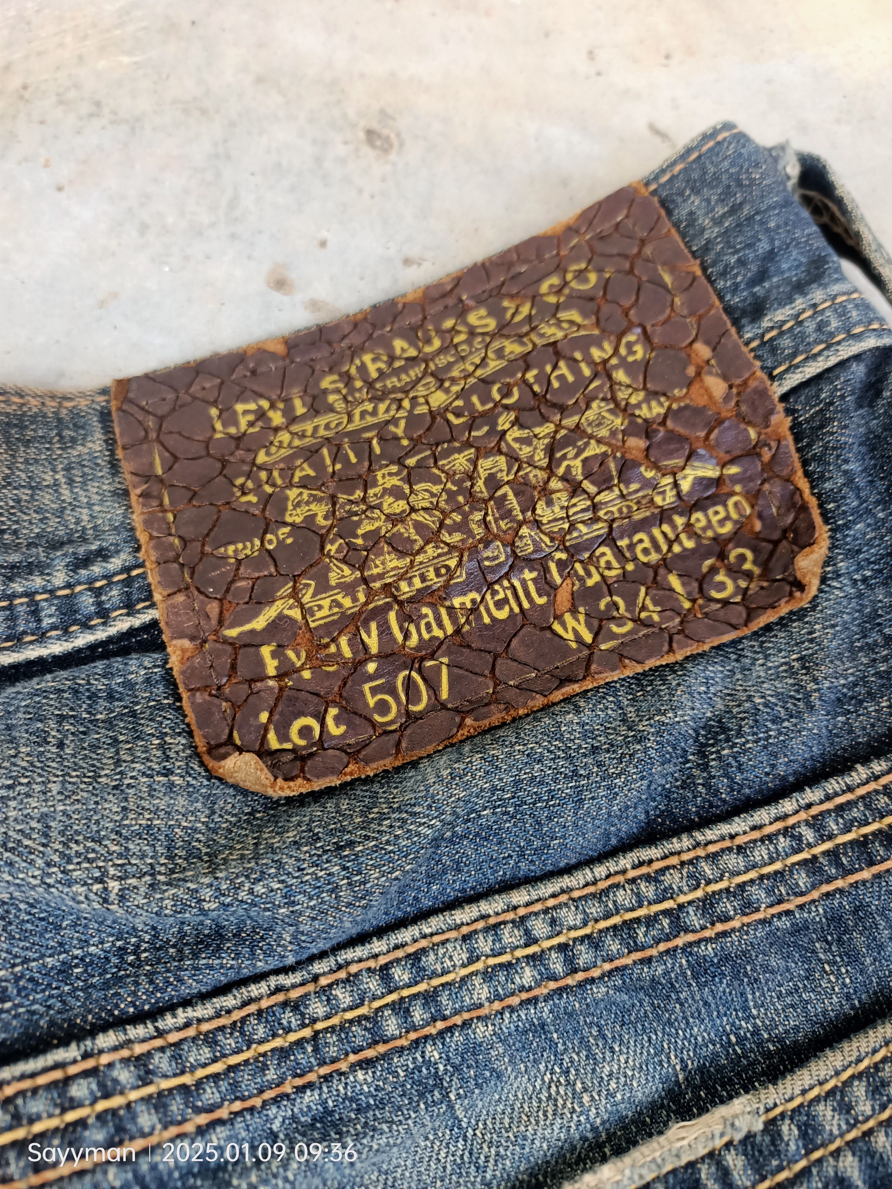 Japanese Brand × Levi's × Vintage Vintage 90s Levis 507 Vintage Y2K Boot Cut Retro Denim Pants Size US 32 / EU 48 - 13 Thumbnail