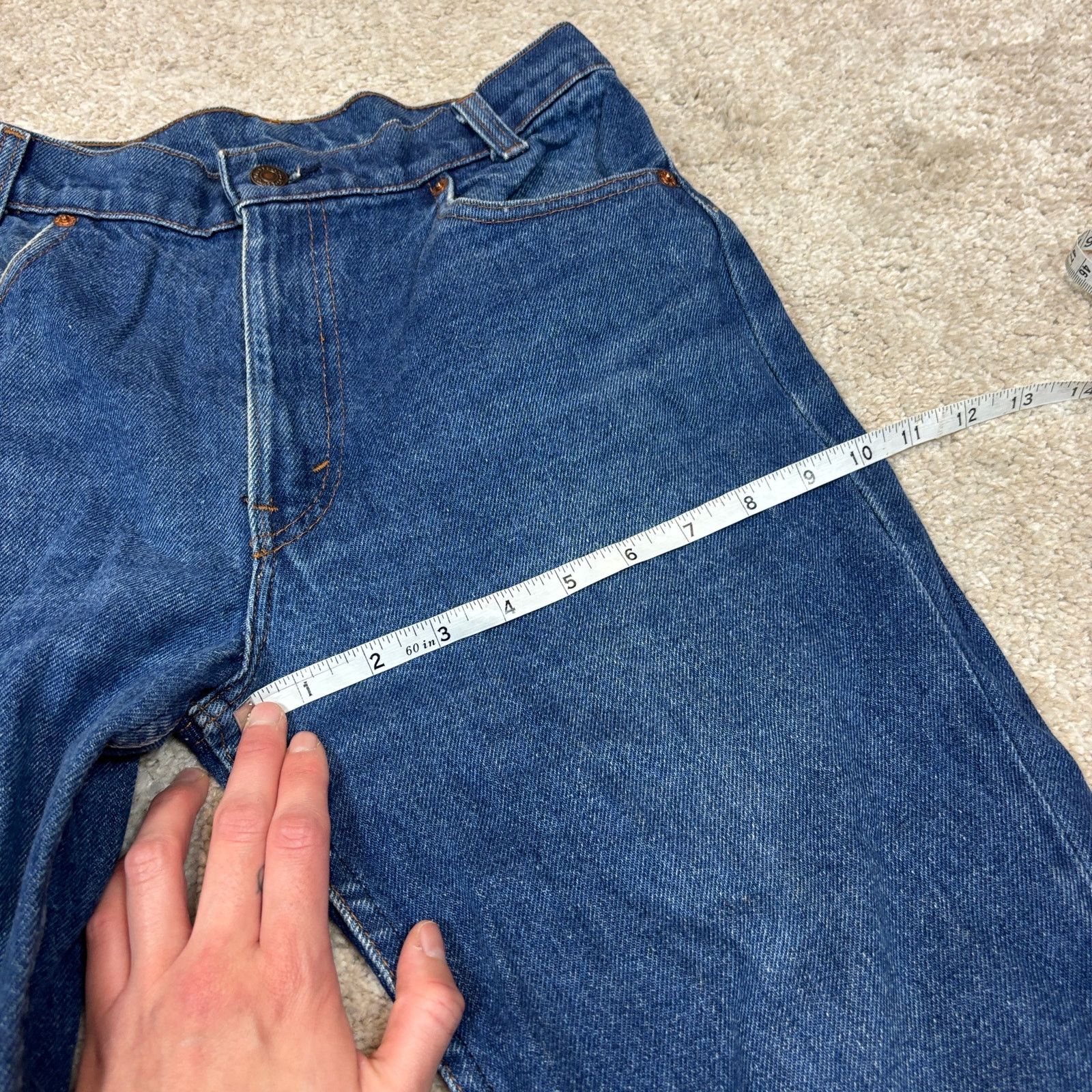 Levi's × Vintage Vintage Levi's 505 Straight Leg Jeans 29x27 Made in USA Size US 29 - 7 Thumbnail