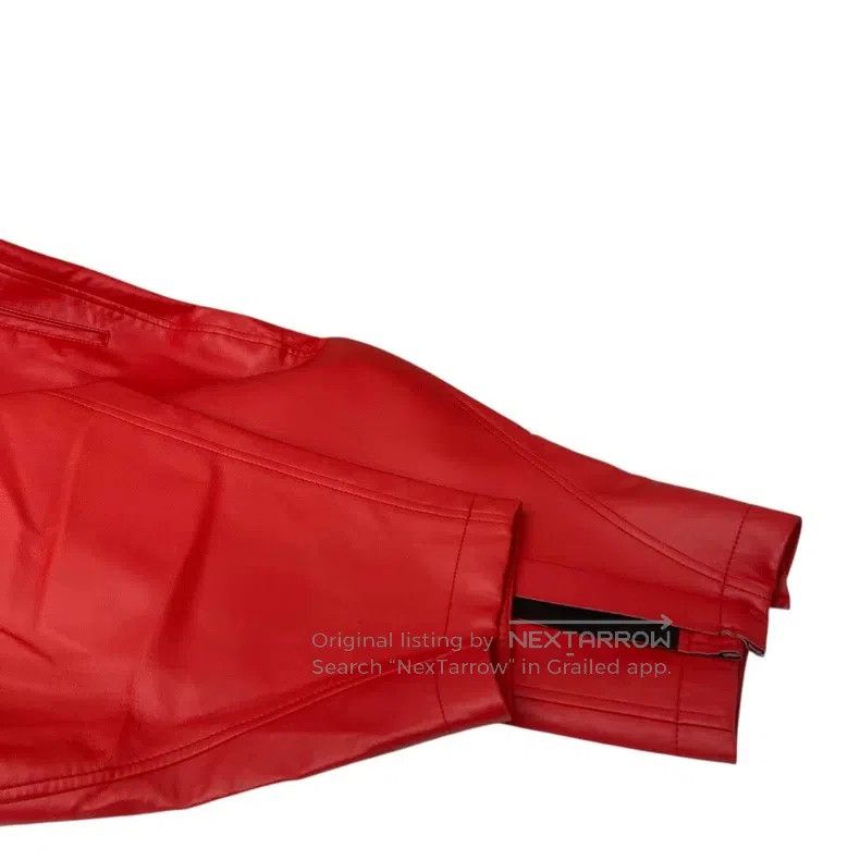 Comme des Garcons Comme des Garcons size S Blood and Rose Leather Pants Size 23" - 3 Thumbnail