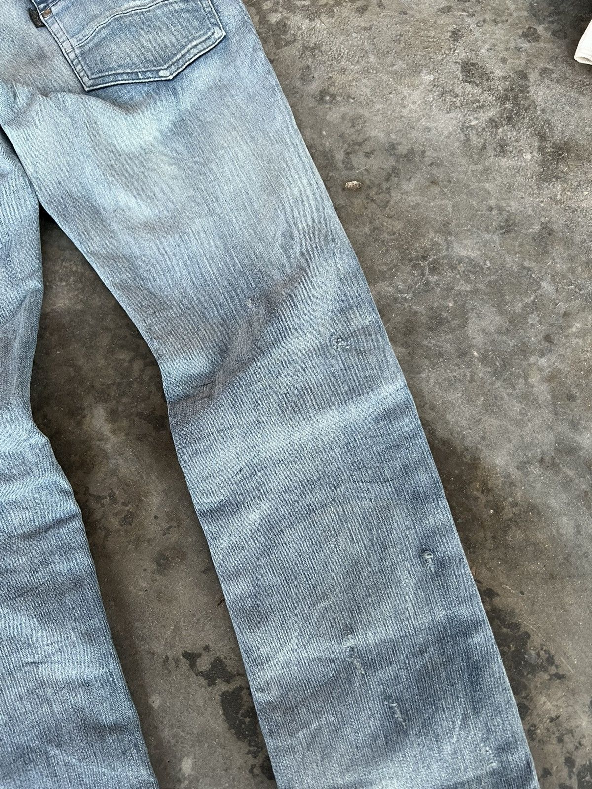 If Six Was Nine × Tornado Mart TORNADO MART FADED WASHED DISTRESS JEANS VERY RARE Size US 32 / EU 48 - 10 Thumbnail