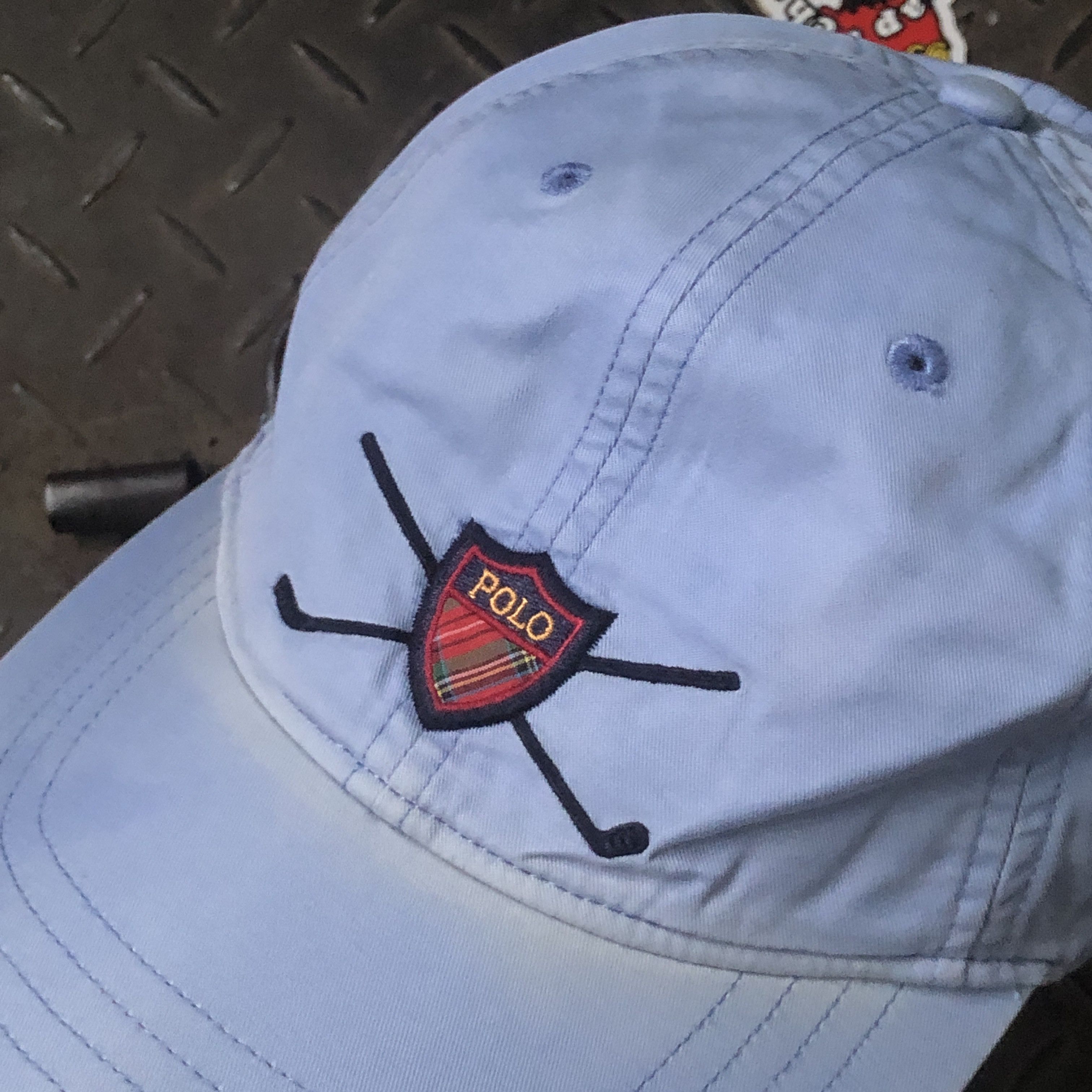 Polo Ralph Lauren Vintage Polo Sport Ralph Lauren Golf Logo Sunfaded Hat Size ONE SIZE - 4 Thumbnail