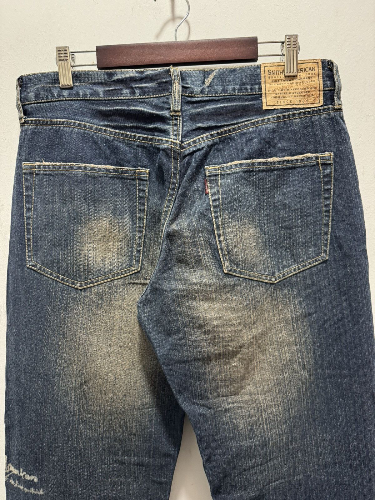 Smith's American × Vintage VINTAGE SMITH’S AMERICAN STYLE DISTRESSED DENIM JEANS Size US 32 / EU 48 - 11 Thumbnail