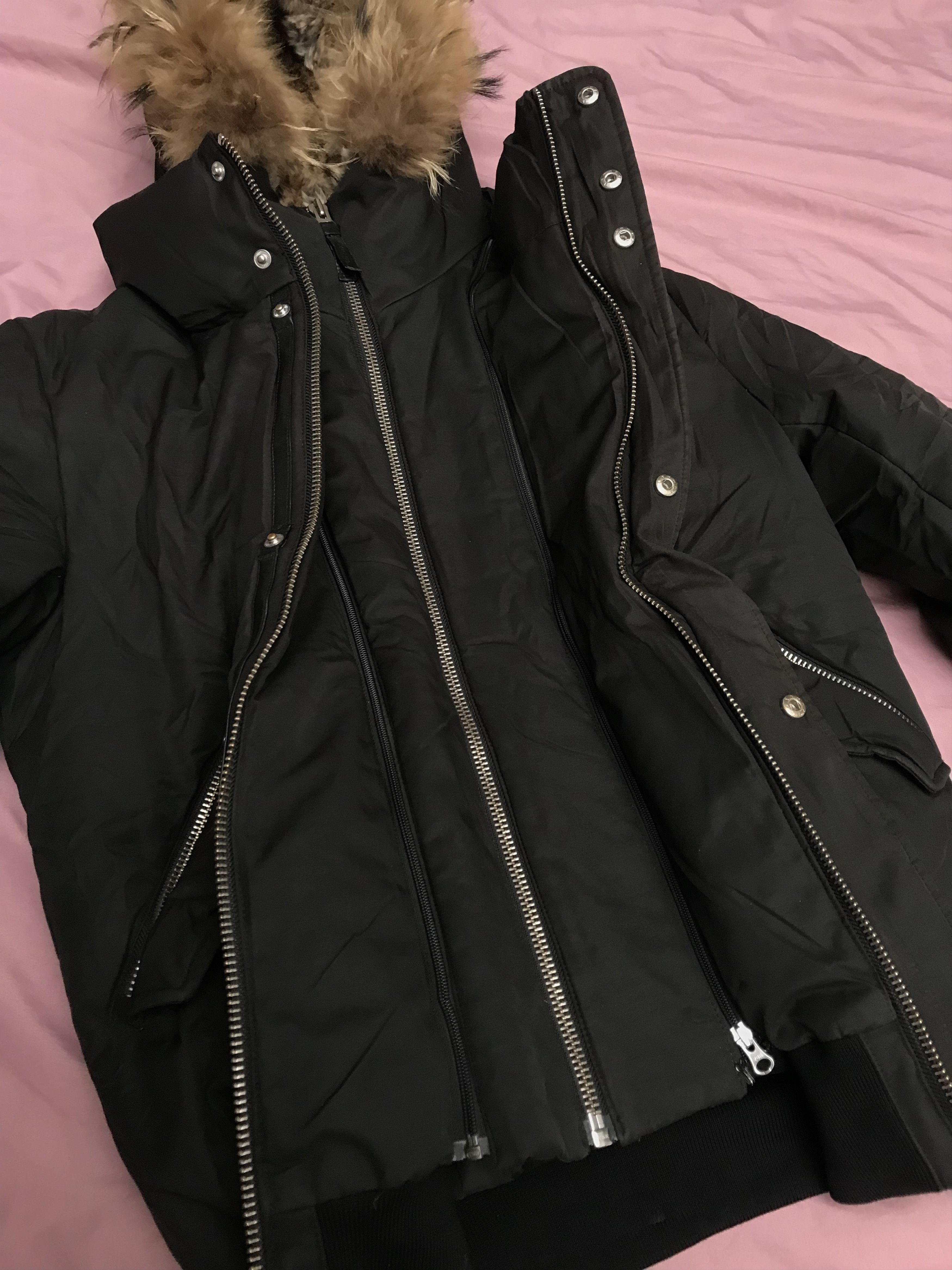 Mackage MACKAGE GOOSE DOWN FILLED, RABBIT & RACOON FUR HOOD BOMBER Size US S / EU 44-46 / 1 - 7 Thumbnail