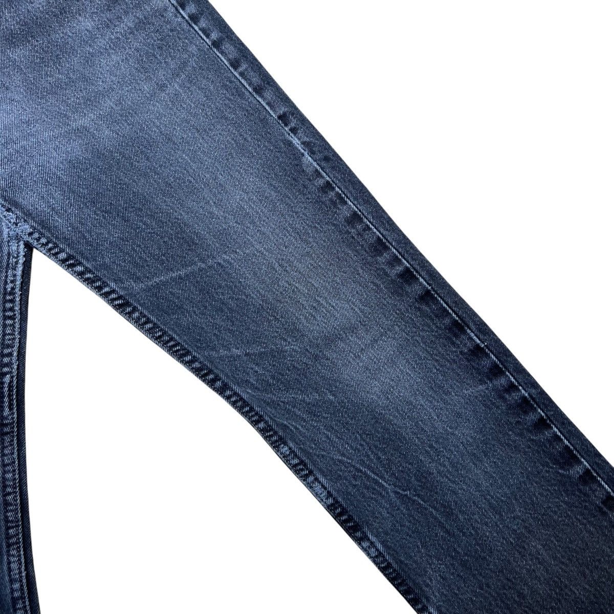 Levi's 1990s Levi’s 501 Button Fly Made In USA Black Denim Jeans Size US 26 / EU 42 - 8 Thumbnail