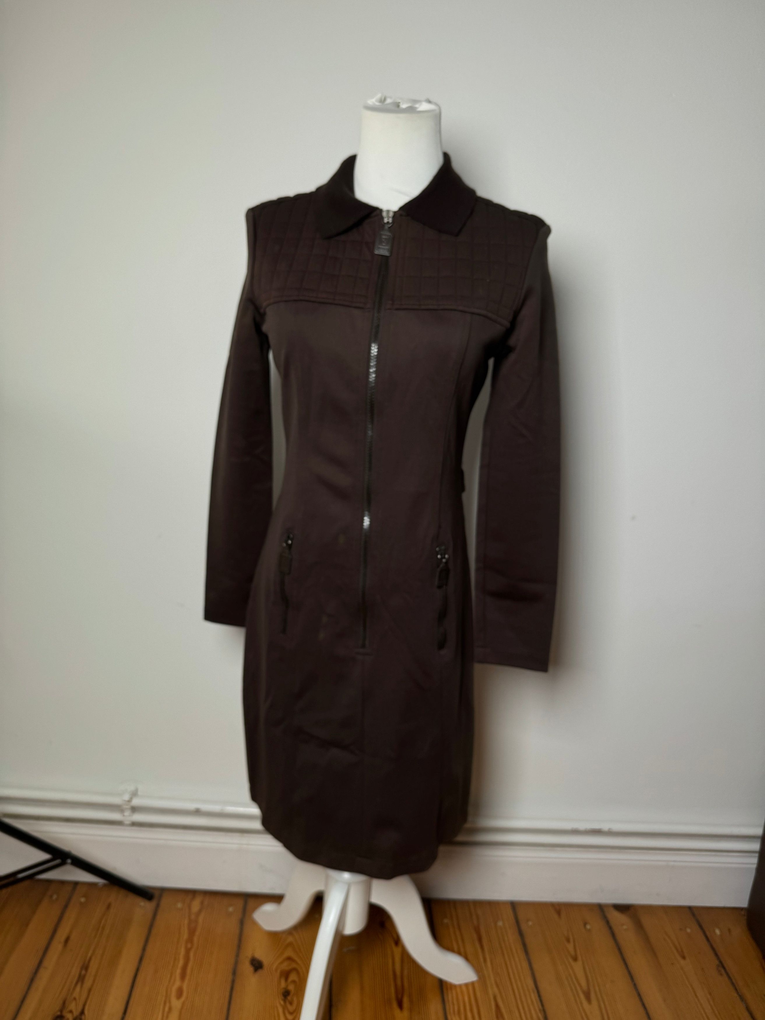 Fendi Vintage Polyester Coat Brown Size XS / US 0-2 / IT 36-38 - 1 Thumbnail