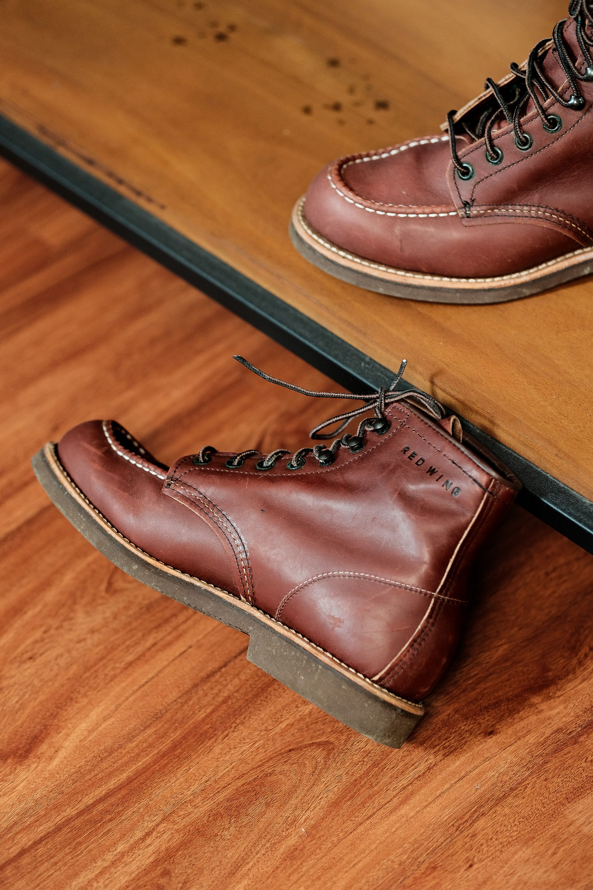 Oxblood red wing boots best sale