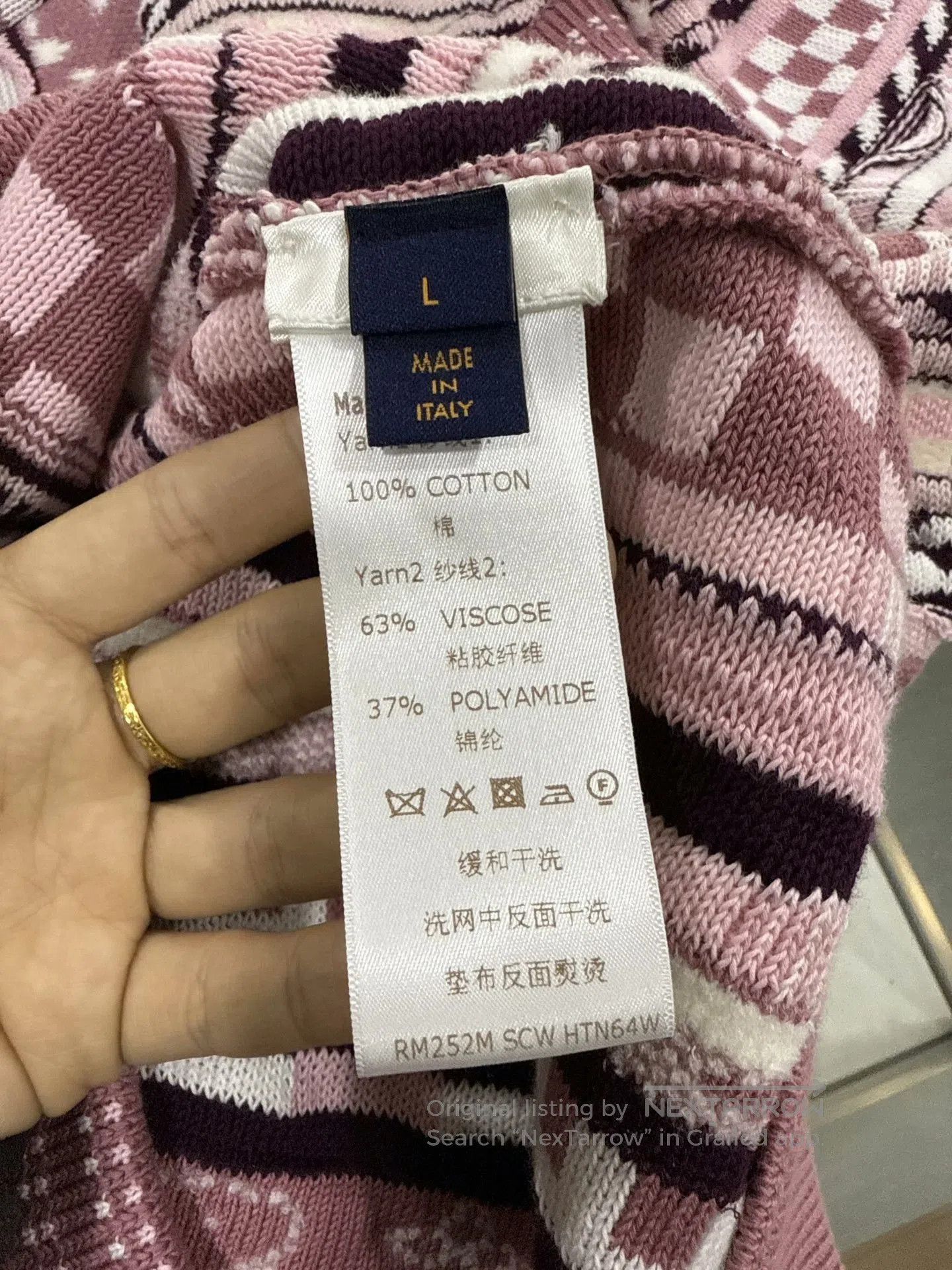 Louis Vuitton Louis Vuitton New 25 Knit Monogram Sweater L. Size US L / EU 52-54 / 3 - 4 Thumbnail
