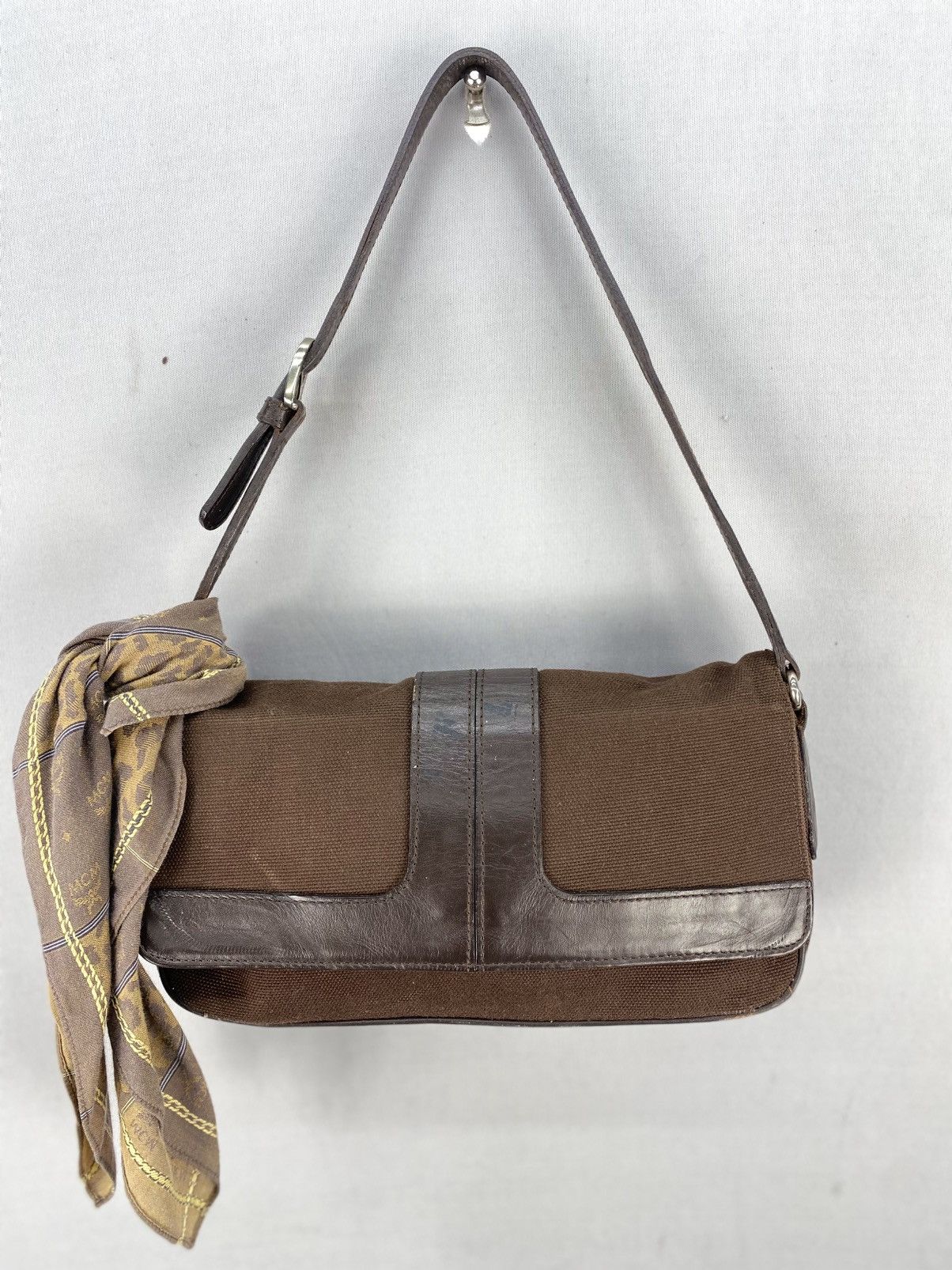 00S Balenciaga Shoulder Bag in Brown, Women's
