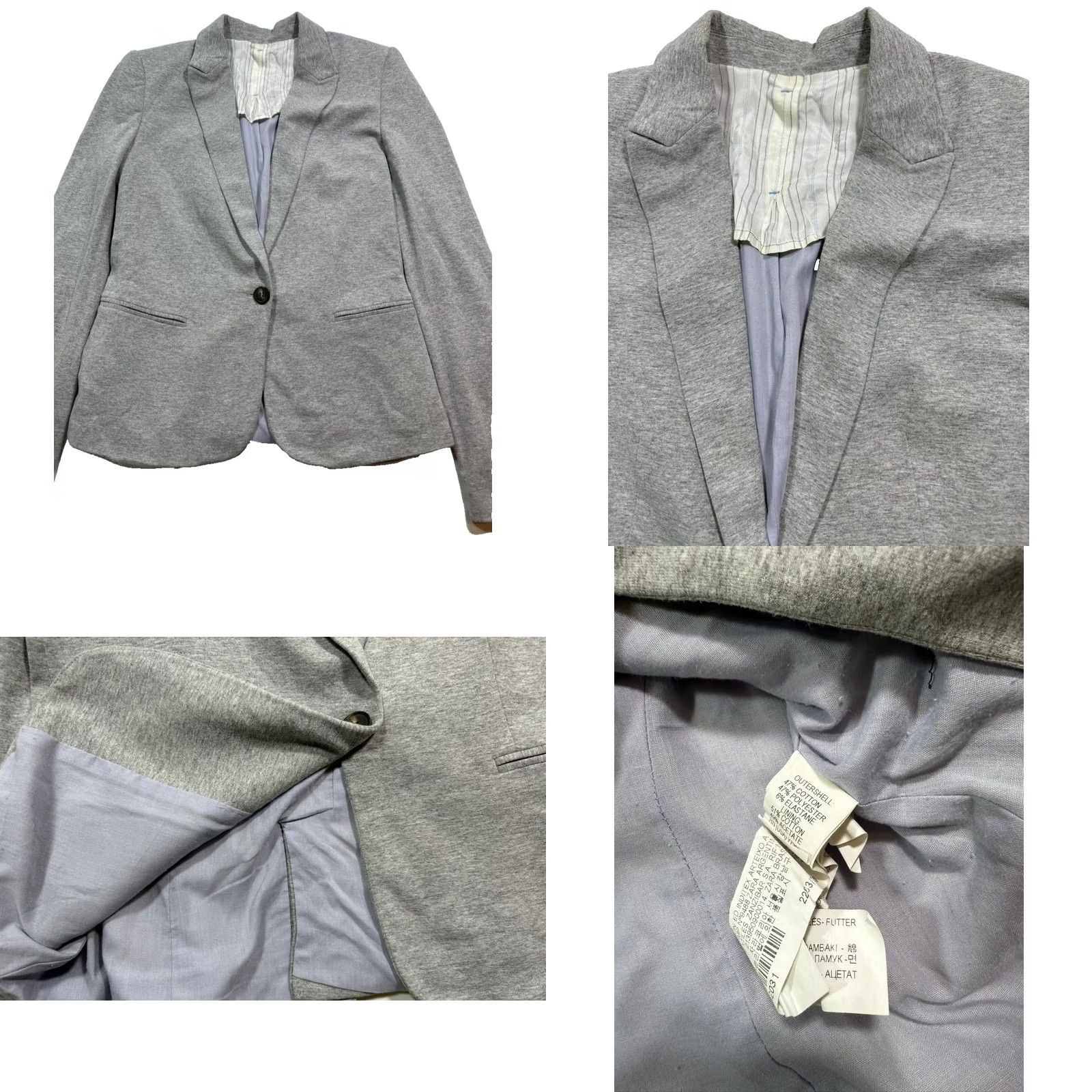 Vintage Women Comfort Gray Jacket Size S Size S / US 4 / IT 40 - 8 Thumbnail