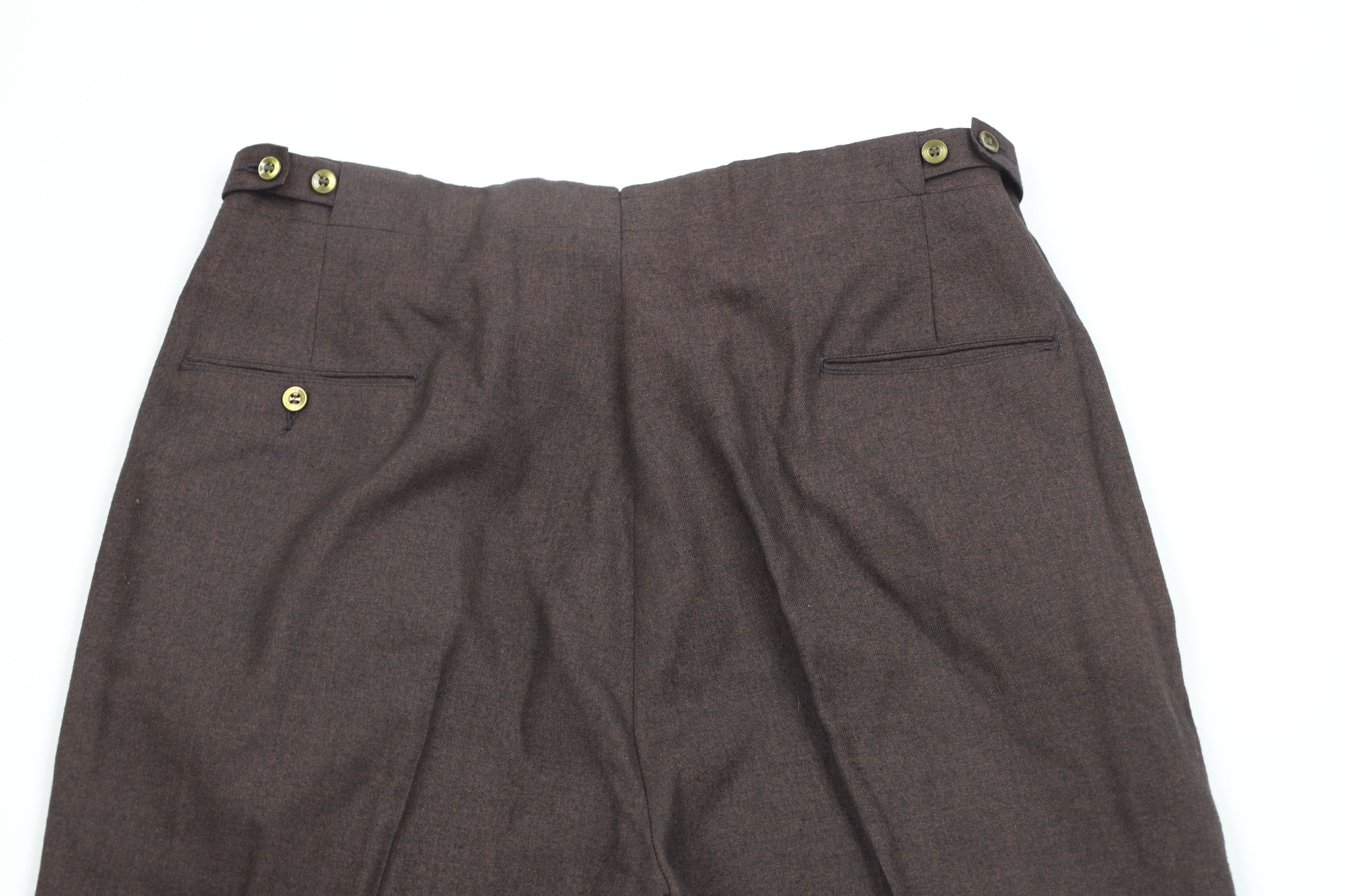 Vintage Vintage 50s 60s Streetwear Trousers Pants Heather Brown USA Size US 34 / EU 50 - 11 Thumbnail