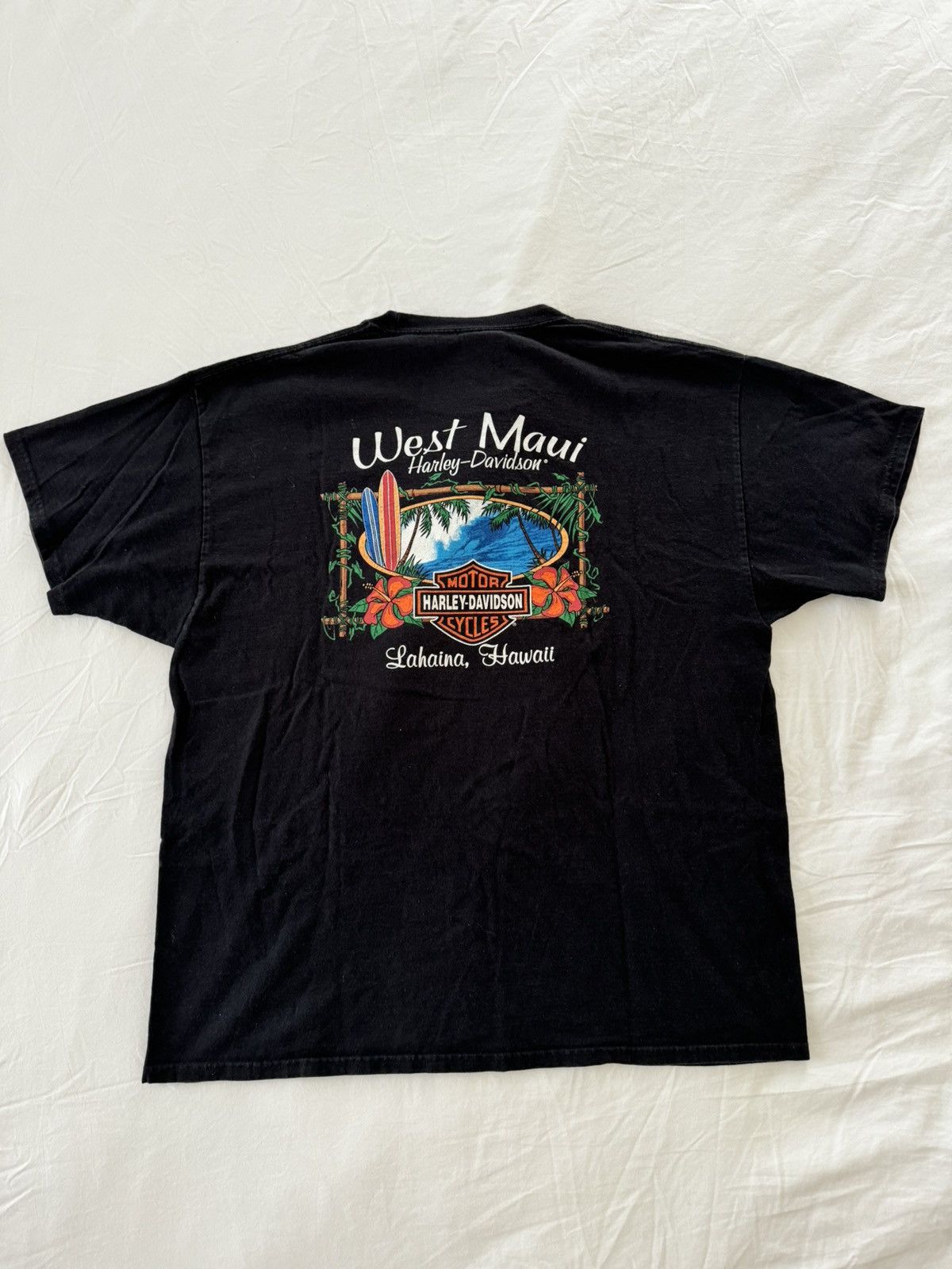 Harley Davidson Vintage Harley Davidson T West Maui XL Size US XL / EU 56 / 4 - 2 Thumbnail