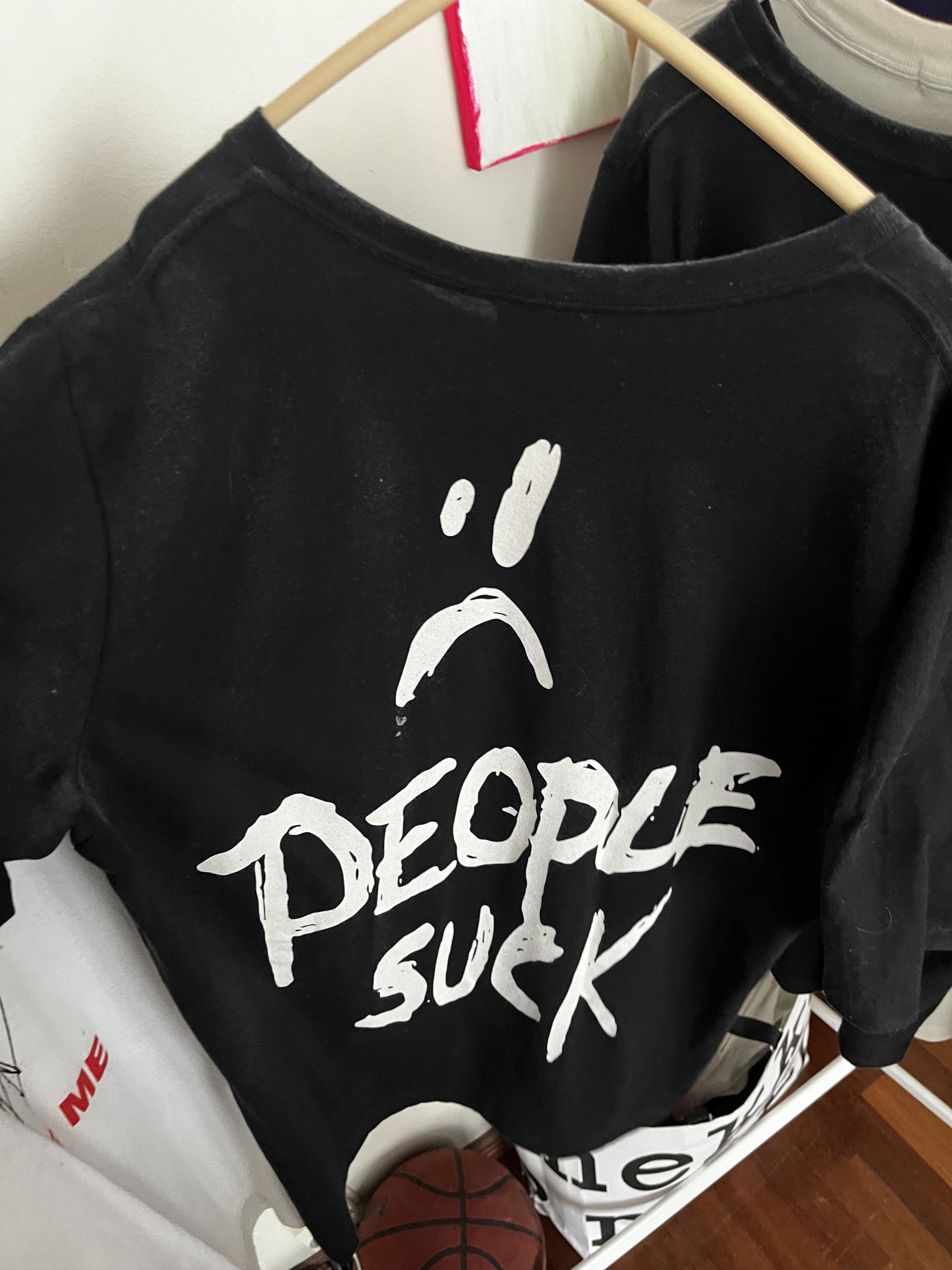 Bad Bunch NYC Bad vibes forever people suck tee Size US L / EU 52-54 / 3 - 3 Thumbnail