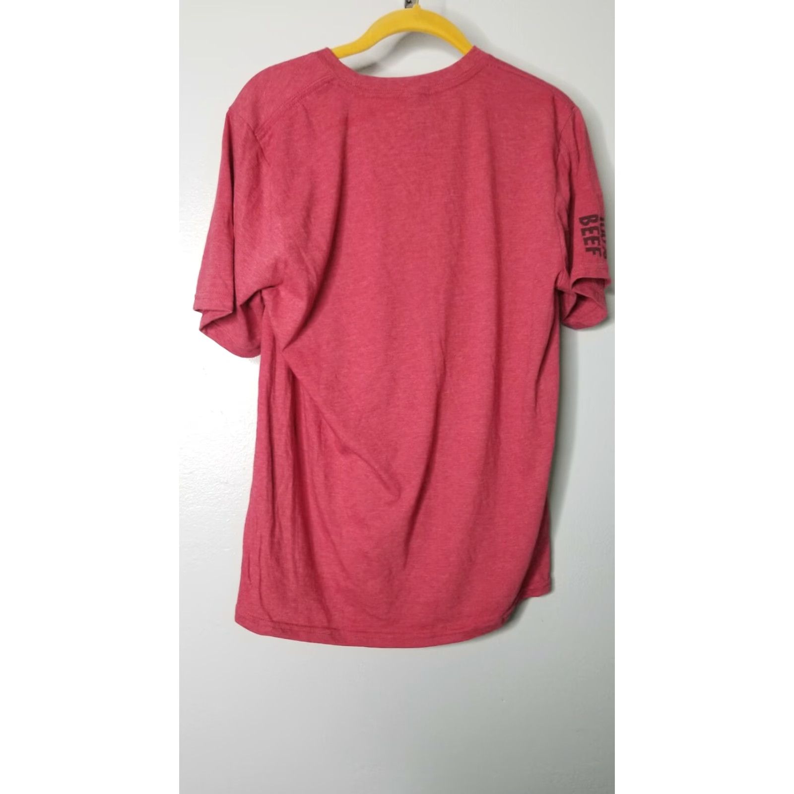 Vintage Mens S Cheesesteak Steak-Umm Brand T Shirt 100% Beef Red Size US S / EU 44-46 / 1 - 6 Thumbnail