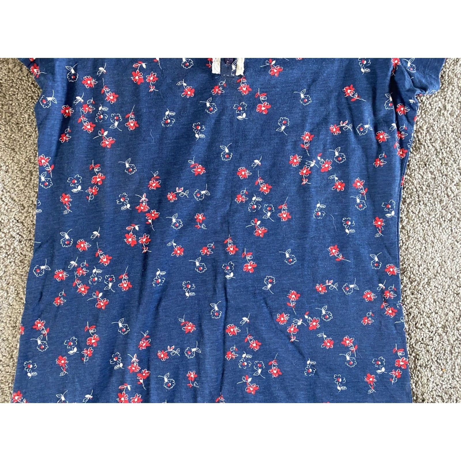 Liz Claiborne VINTAGE? Wait, it's Liz Claiborne A Charmed Life Dress Women S Blue Floral Knee Length NWT Size S / US 4 / IT 40 - 6 Thumbnail