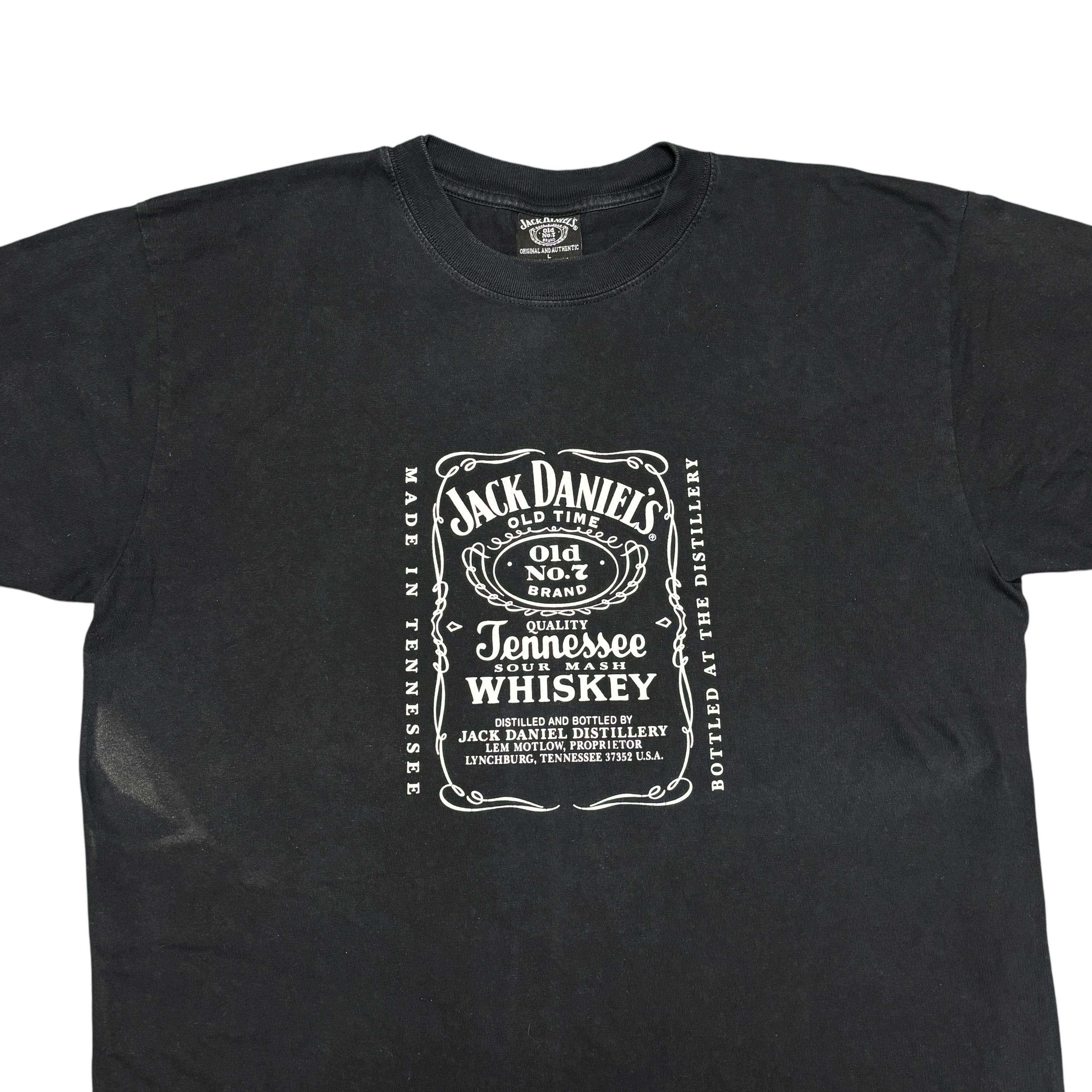 Band Tees × Vintage Vintage Jack Daniels Shirt Alcohol Whiskey 90s Graphic Tee Size US L / EU 52-54 / 3 - 3 Thumbnail