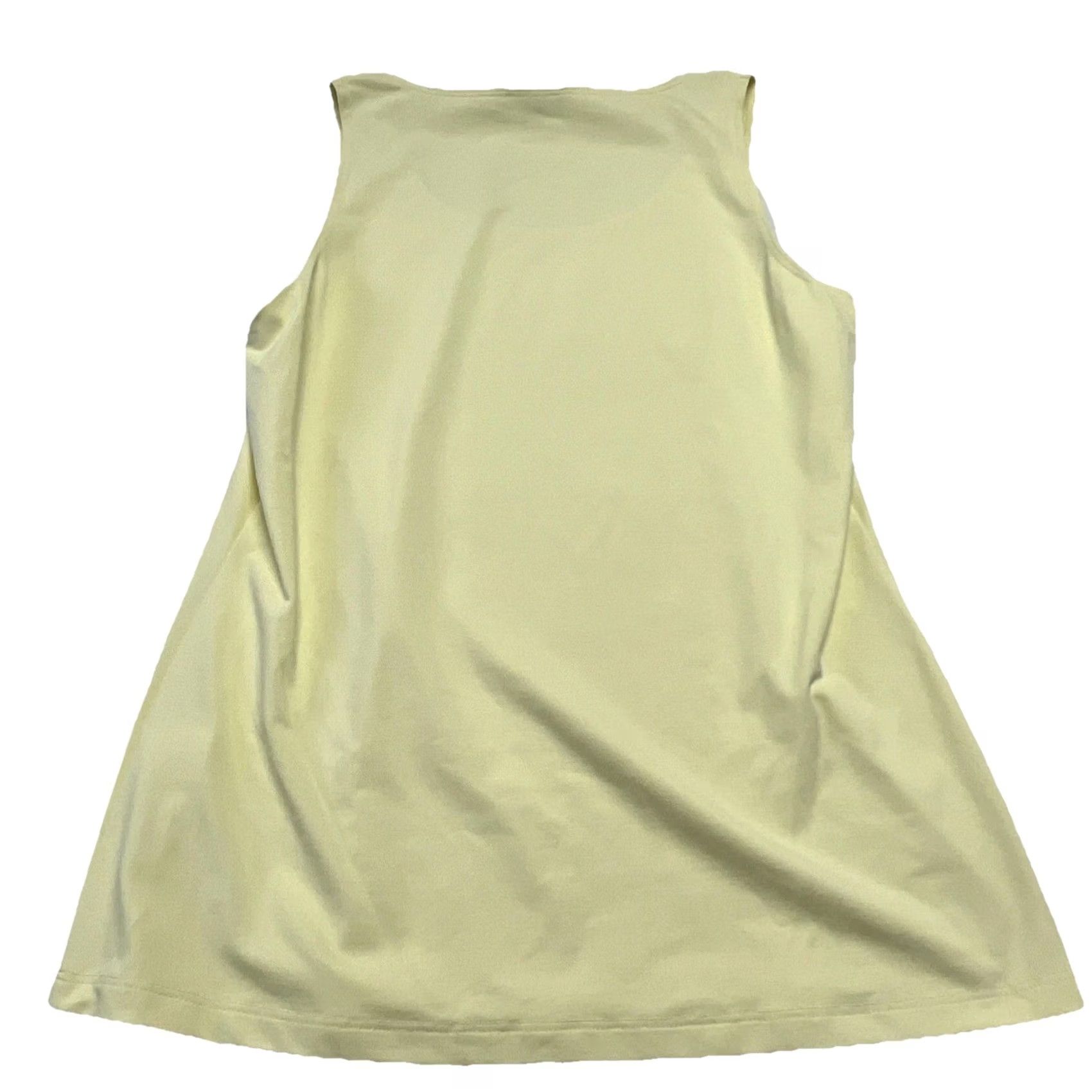 Vintage Worth Tank Tunic M Sleeveless Scoop Neck Knit A-Line Yellow Designer USA Women’s Minimalist Tank Top Size M / US 6-8 / IT 42-44 - 7 Thumbnail