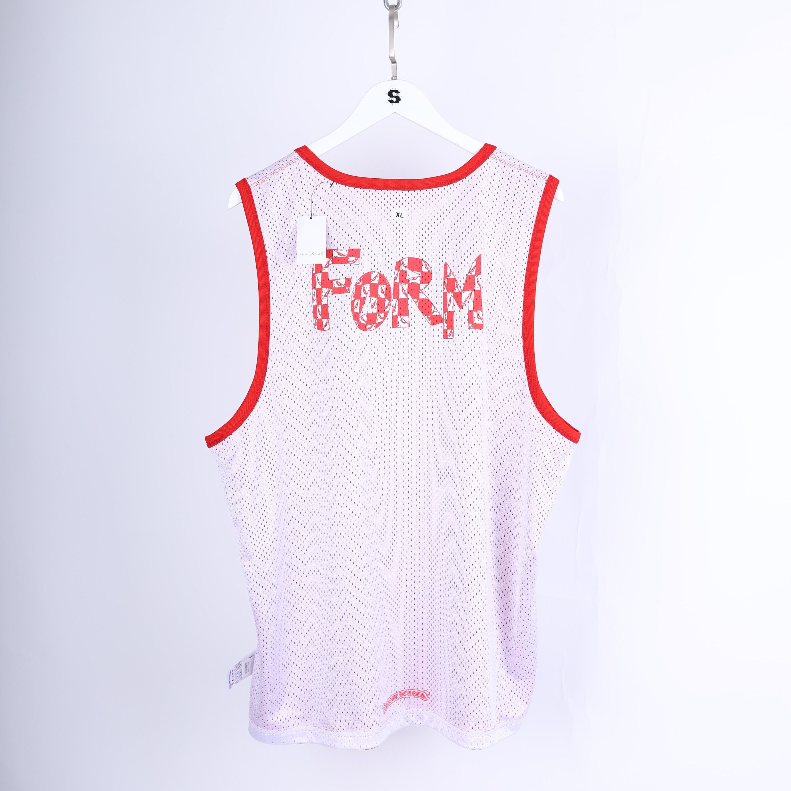 Chrome Hearts RED MESH 'FORM' CH TEAM STADIUM TANK TOP JERSEY MATTY BOY Size US XL / EU 56 / 4 - 4 Thumbnail