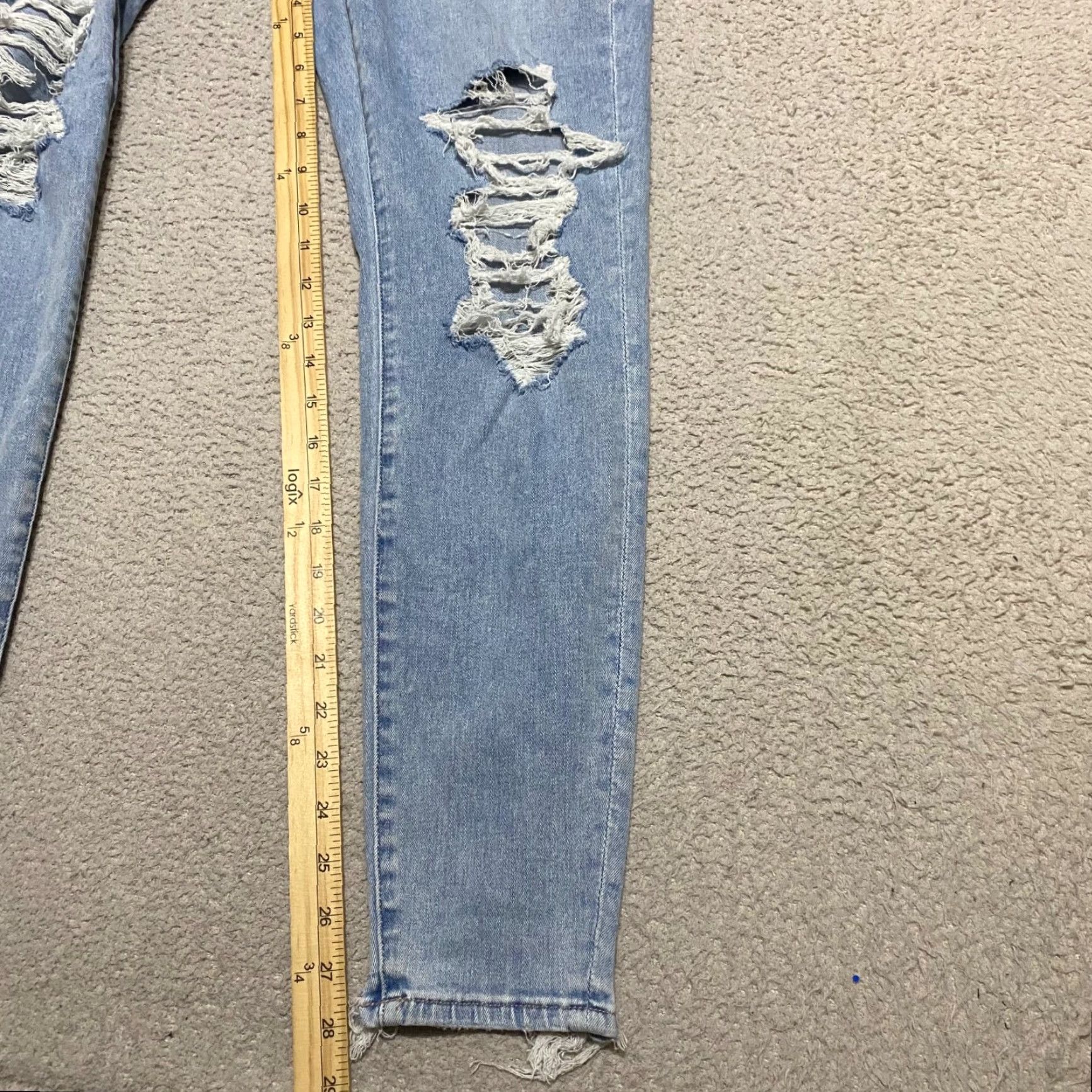 American Eagle Outfitters American Eagle Outfitters Jeans Womens 6 Blue Denim Medium Wash High Rise Jegging Distress Size 28" / US 6 / IT 42 - 6 Thumbnail