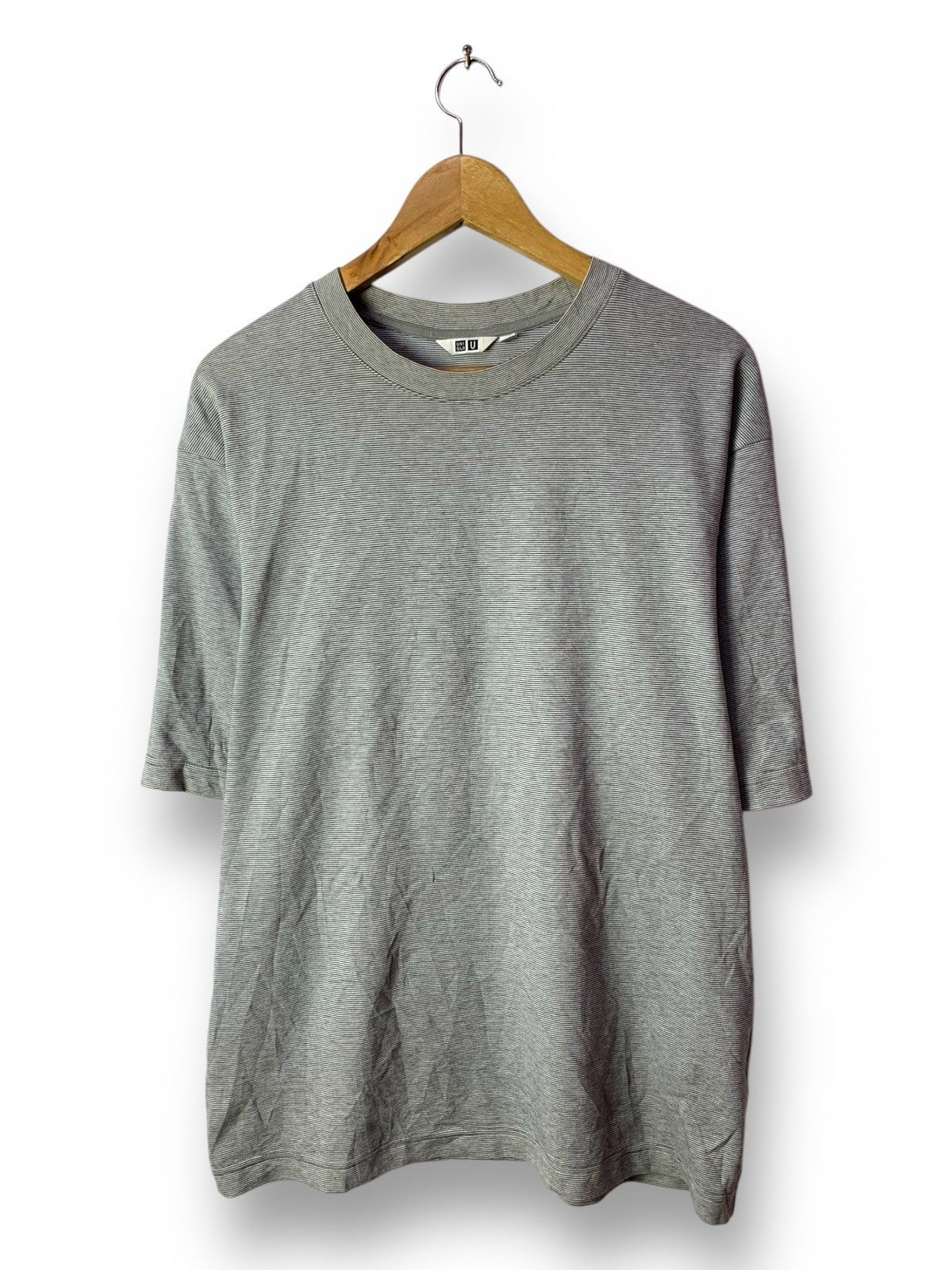 Japanese Brand × Lemaire × Uniqlo 🔥Uniqlo U Lemaire Stripes Airism Tee Essentials Size US L / EU 52-54 / 3 - 1 Thumbnail
