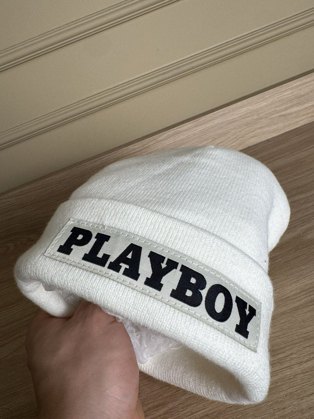 Playboy Vintage Playboy Beanie Hat Knitted Size ONE SIZE - 2 Thumbnail