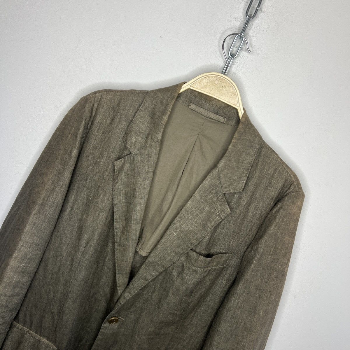 C.P. Company vintage italy cp company blazer jacket khaki brown Size 40R - 4 Thumbnail