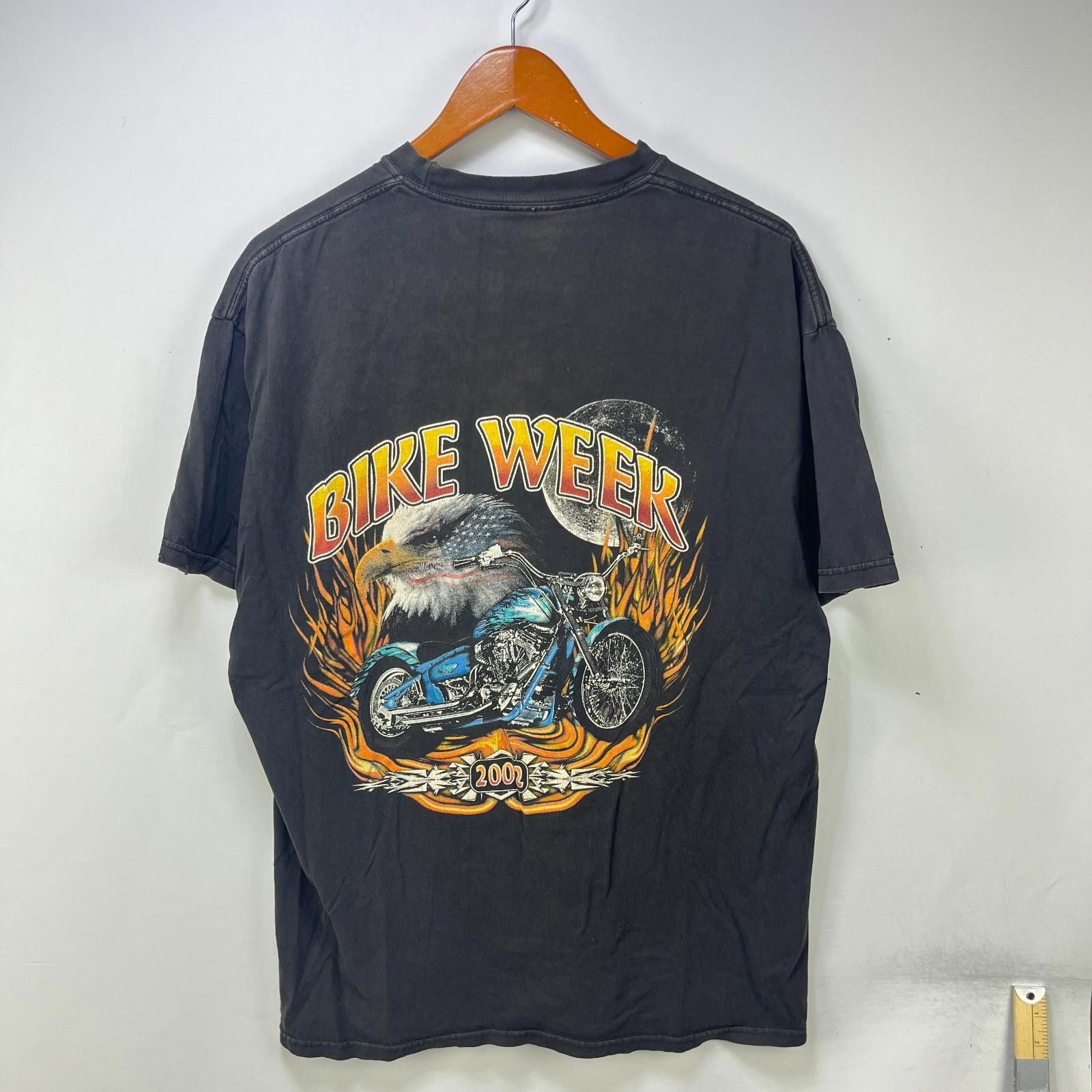 Harley Davidson Vintage Harley Bike Week Eagle Flames T-Shirt XL Size US XL / EU 56 / 4 - 1 Thumbnail