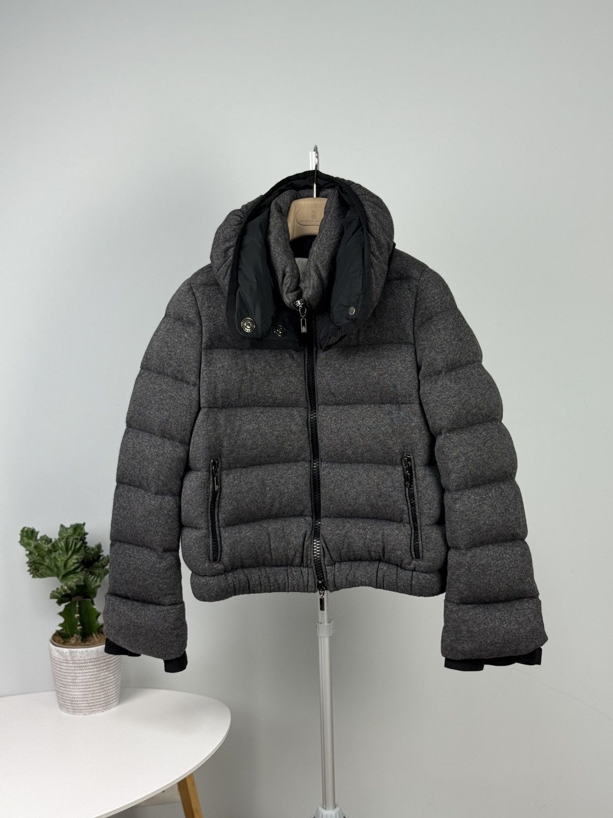 Moncler Moncler CHABARROU GIUBBOTTO Wool Puffer Jacket Size S / US 4 / IT 40 - 4 Thumbnail