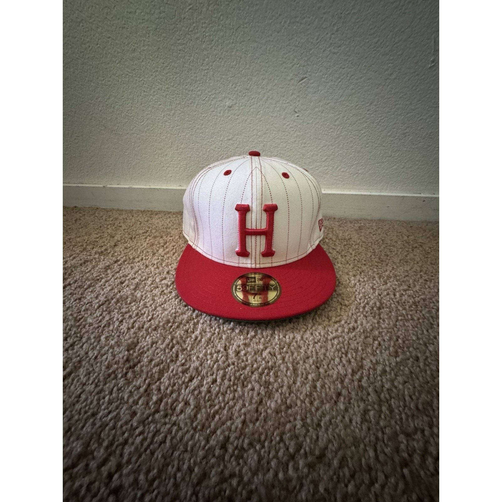 Huf Vtg Y2K 2009 Huf Skater Fitted Hat Size 7 5/8 Size ONE SIZE - 1 Thumbnail
