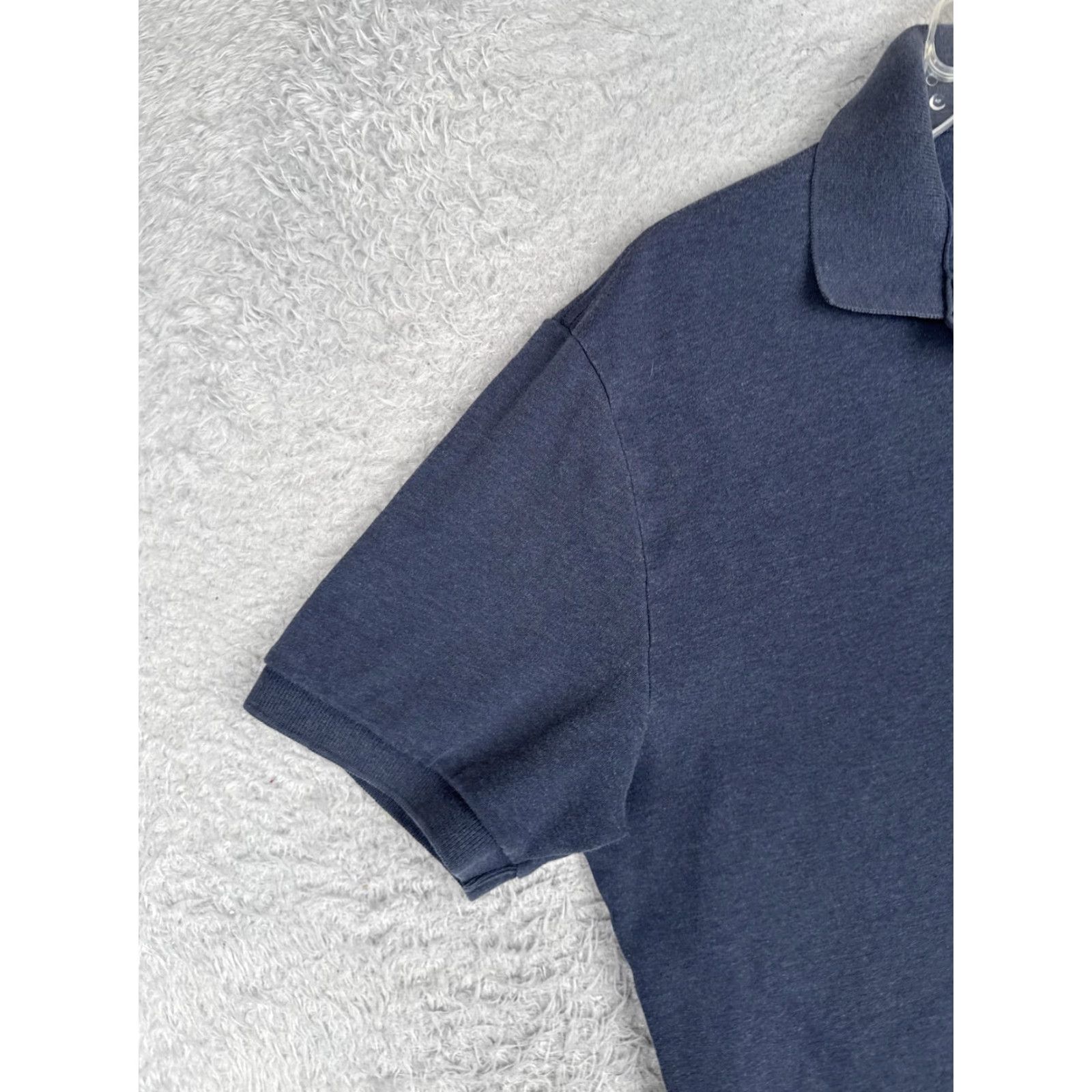 Polo Ralph Lauren Polo Ralph Lauren Polo Shirt Mens Large Blue Short Sleeve Cotton Logo Casual Size US L / EU 52-54 / 3 - 3 Thumbnail