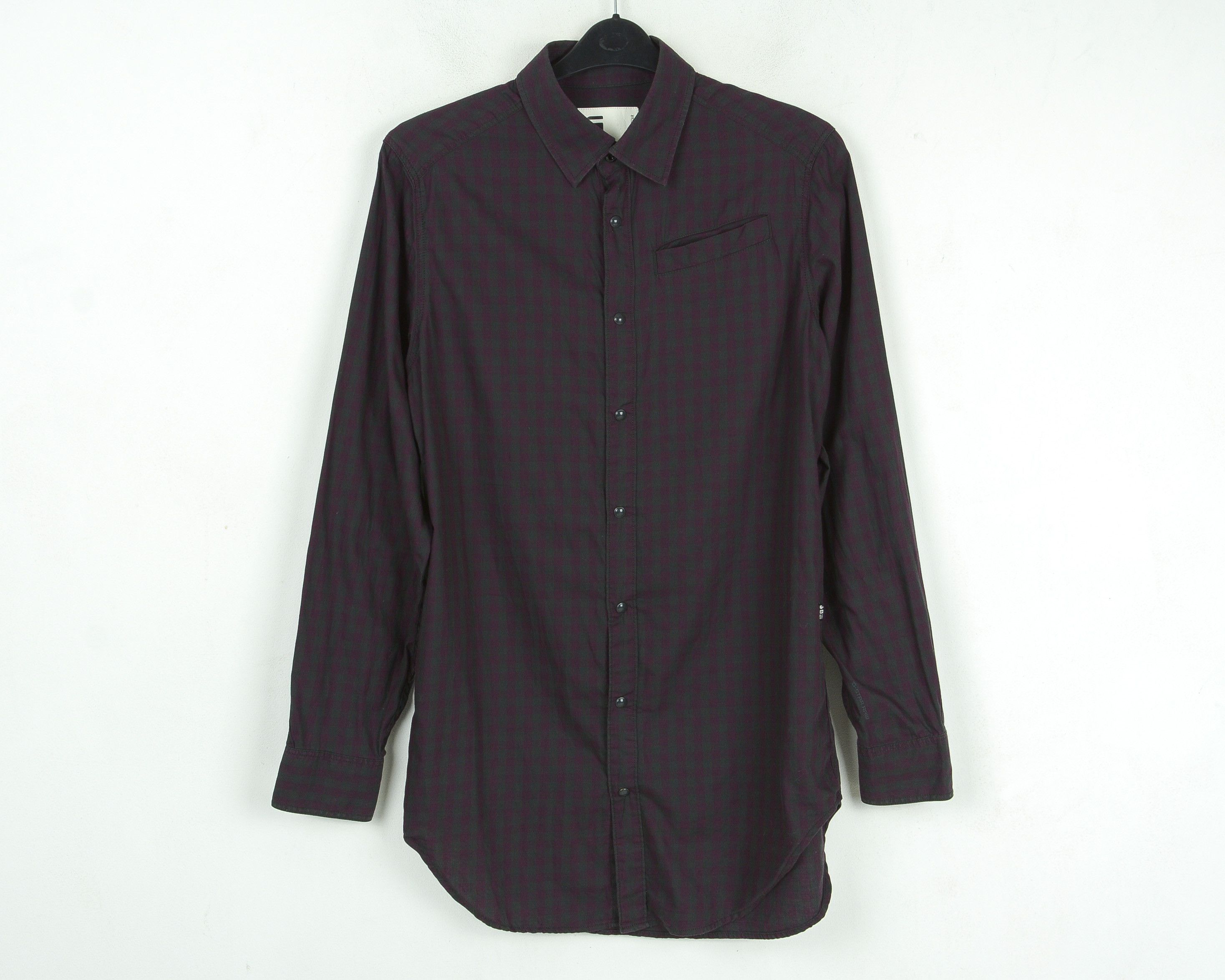 G-Star Casual Shirt L Snap Button Up Long Sleeve Cotton Check Top Size US L / EU 52-54 / 3 - 1 Thumbnail