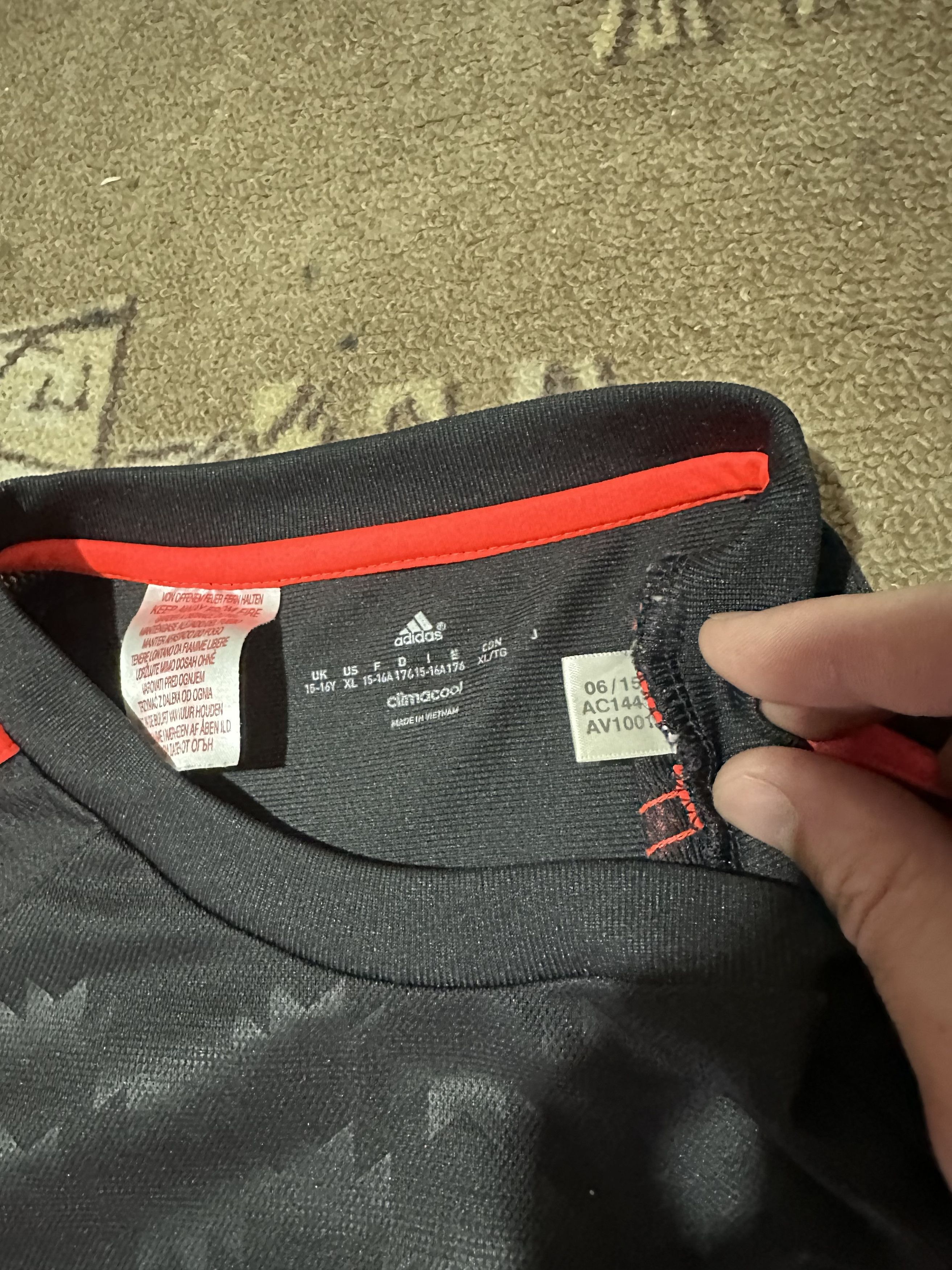 Adidas Manchester United Jersey Adidas Size US S / EU 44-46 / 1 - 6 Thumbnail