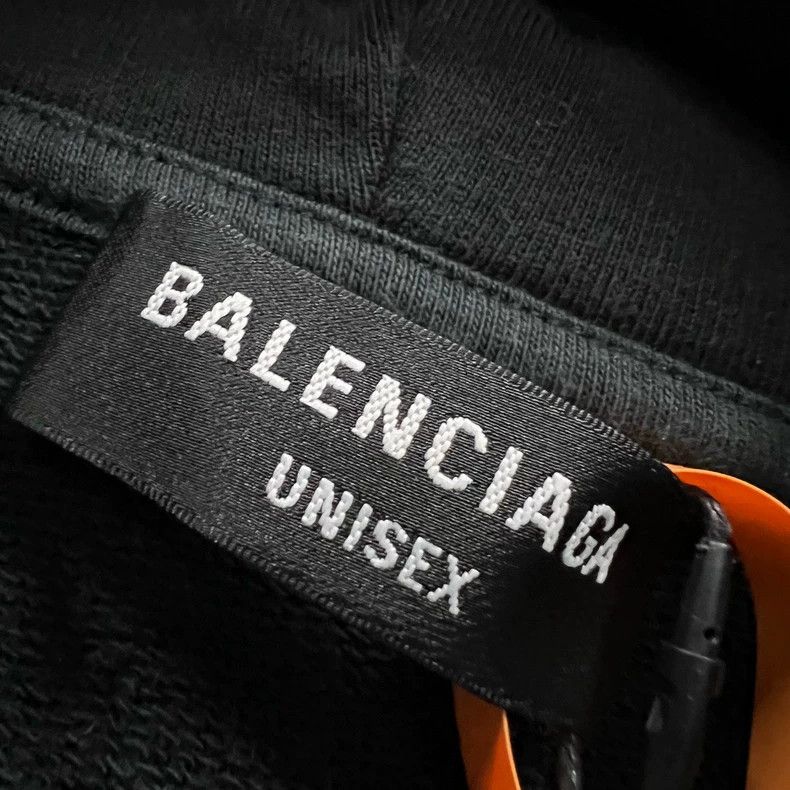 Balenciaga Balenciaga Double B Embroidered Unicorn Arm Hoodie Size US S / EU 44-46 / 1 - 6 Thumbnail
