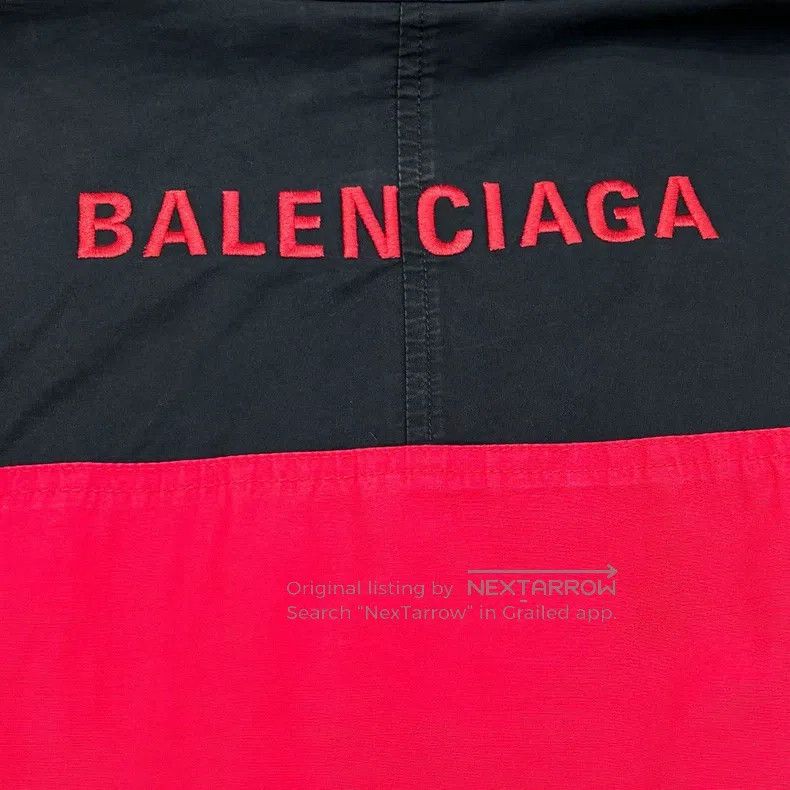 Balenciaga Balenciaga Black and red embroidered washed camo windbreak Size US M / EU 48-50 / 2 - 4 Thumbnail