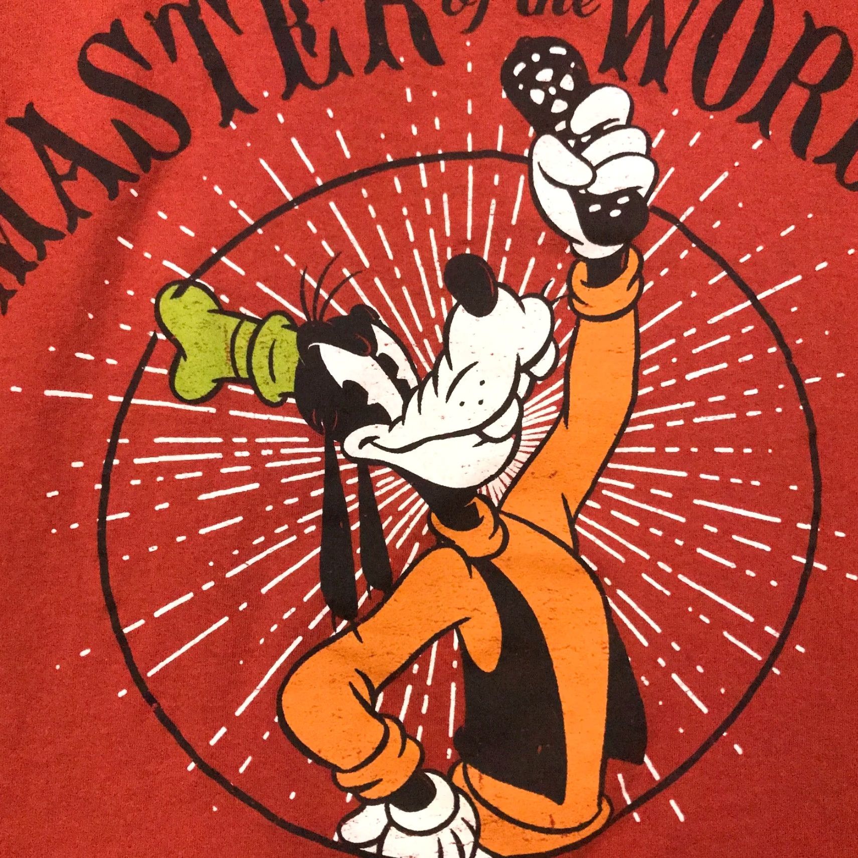Disney Disney Goofy Shirt Mens Medium Orange Master Of The World Or The Remote Shirt Mens Orange Disney Cartoon T-Shirt 90s? Size US M / EU 48-50 / 2 - 3 Thumbnail