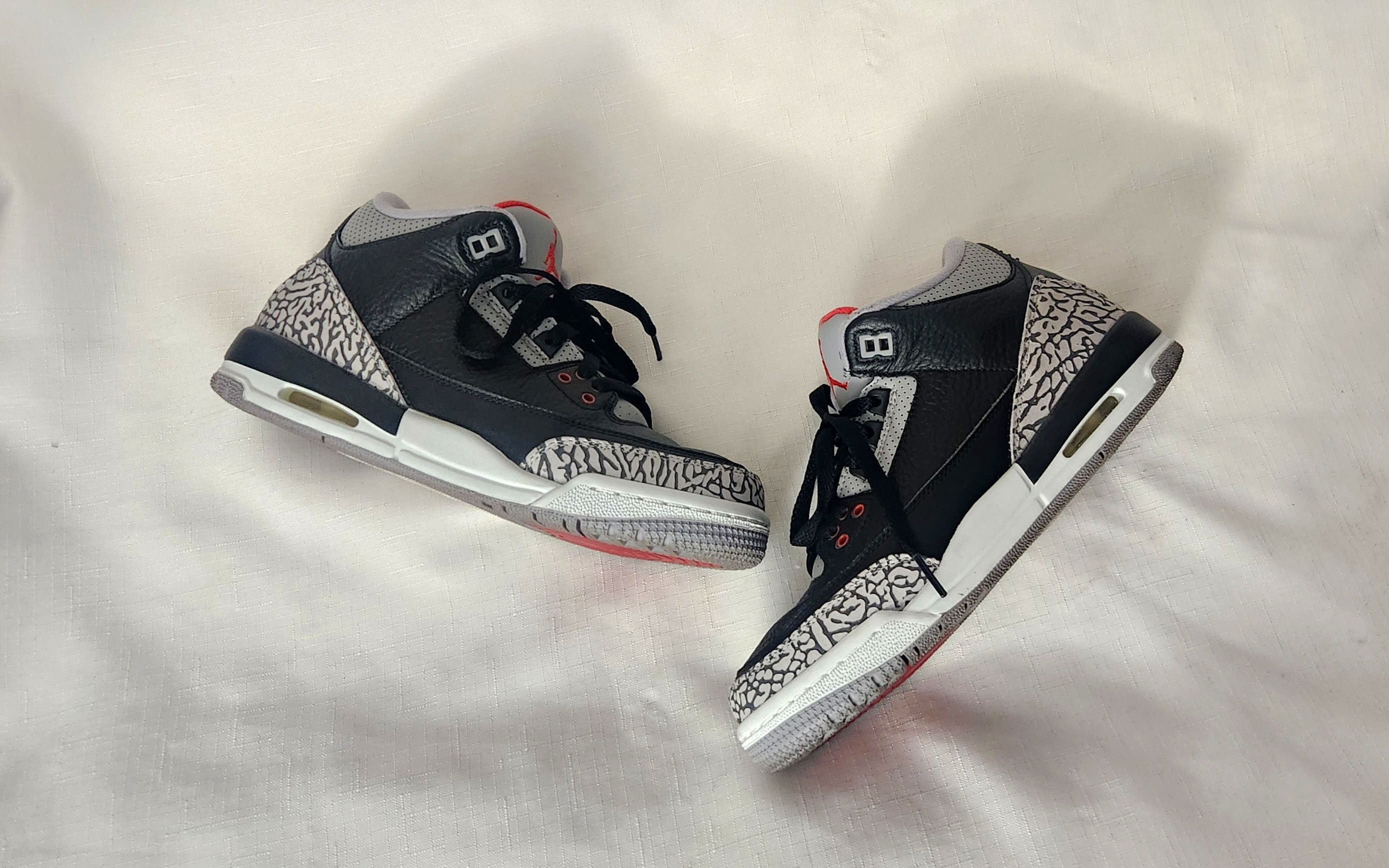 Jordan Brand × Nike Nike Air Jordan Retro 3 OG BC3 854261-001 SZ 6Y Women's 7.5 Size US 7.5 / IT 37.5 - 10 Thumbnail