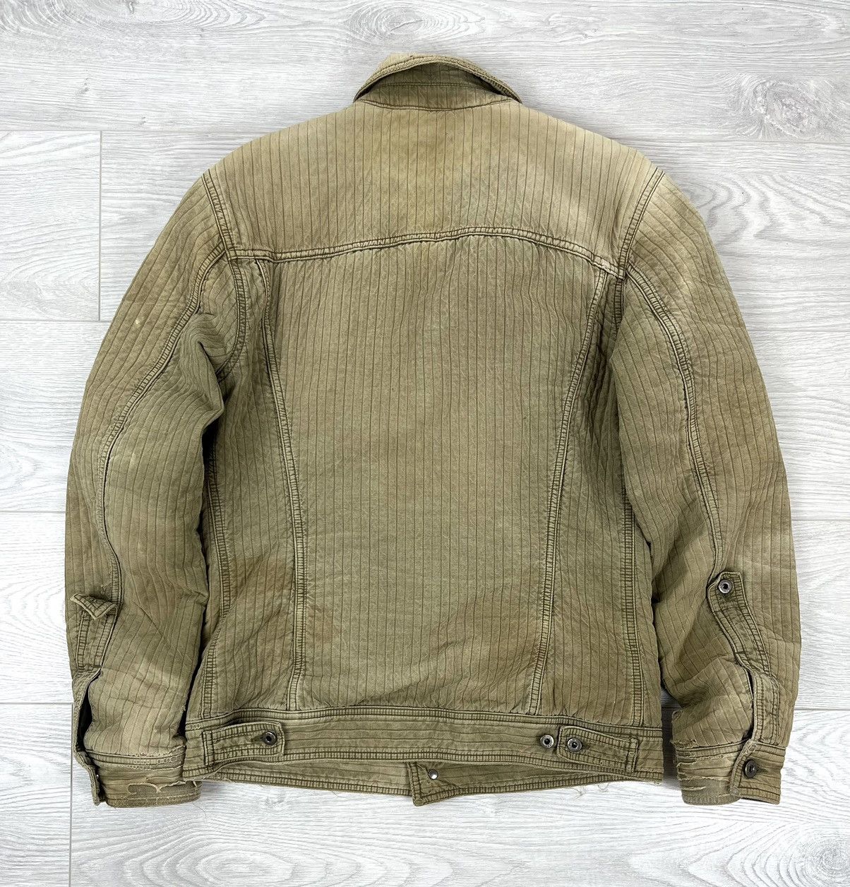 Dolce & Gabbana Dolce&Gabbana Vintage 00s Archive Quilted Distressed Jacket Size US S / EU 44-46 / 1 - 14 Thumbnail