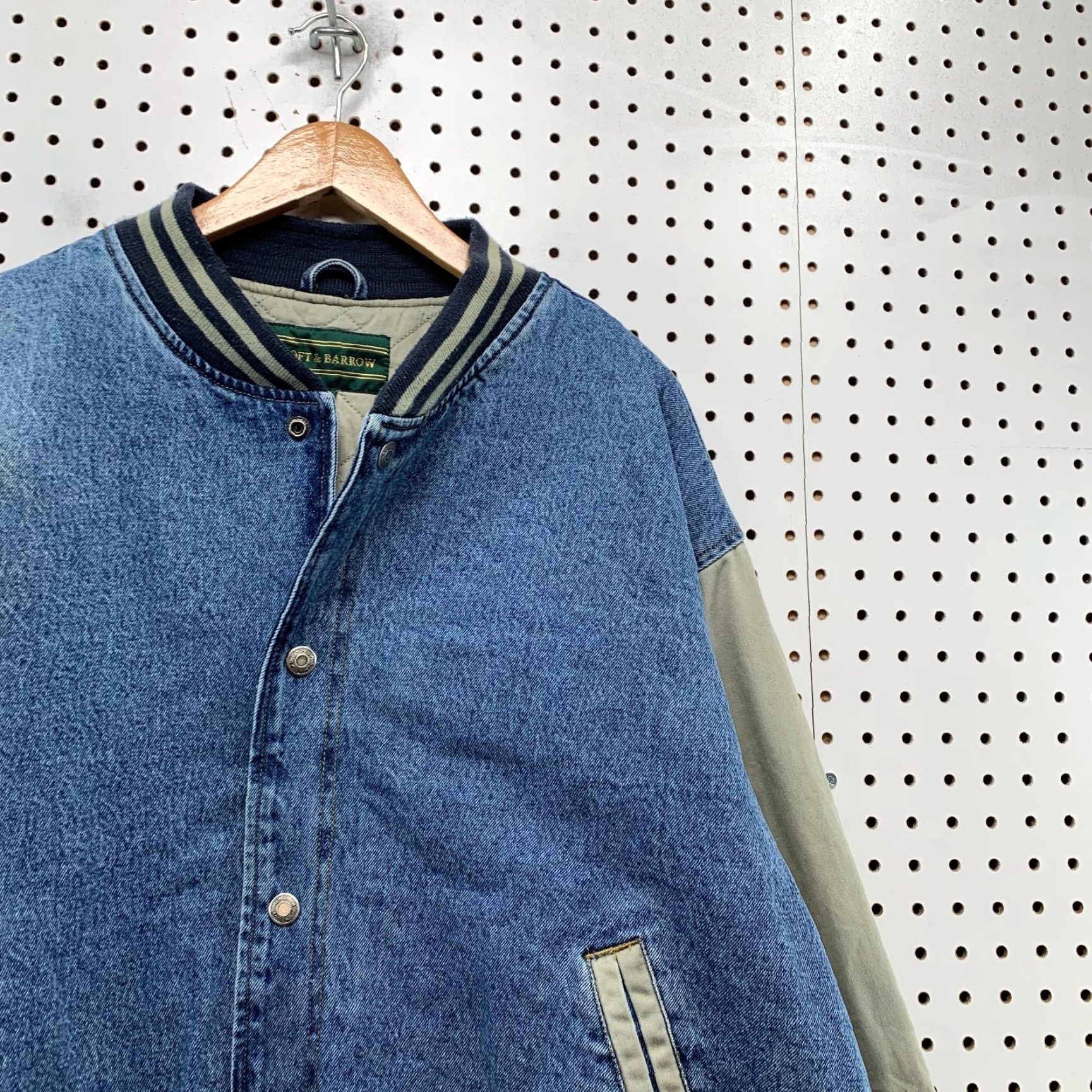 Croft & Barrow VINTAGE Croft Barrow Denim Bomber Button Jacket Mens L 90s Insulated Denim Blue 90s Mens Jacket Size US L / EU 52-54 / 3 - 5 Thumbnail