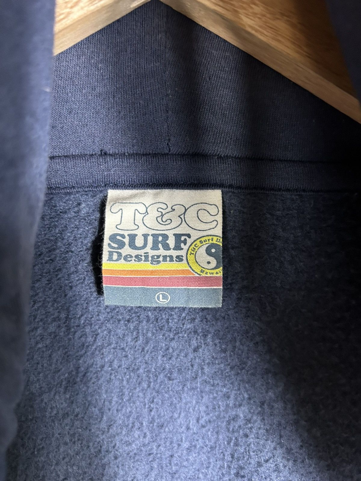 Sun Surf ⚡️Vintage T&C Surf Design Hawaii Hooded Sweater - L Size US L / EU 52-54 / 3 - 11 Thumbnail