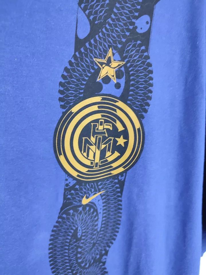 Nike Vintage Nike Inter Milan t shirt size XXL BIG Size US XXL / EU 58 / 5 - 9 Thumbnail