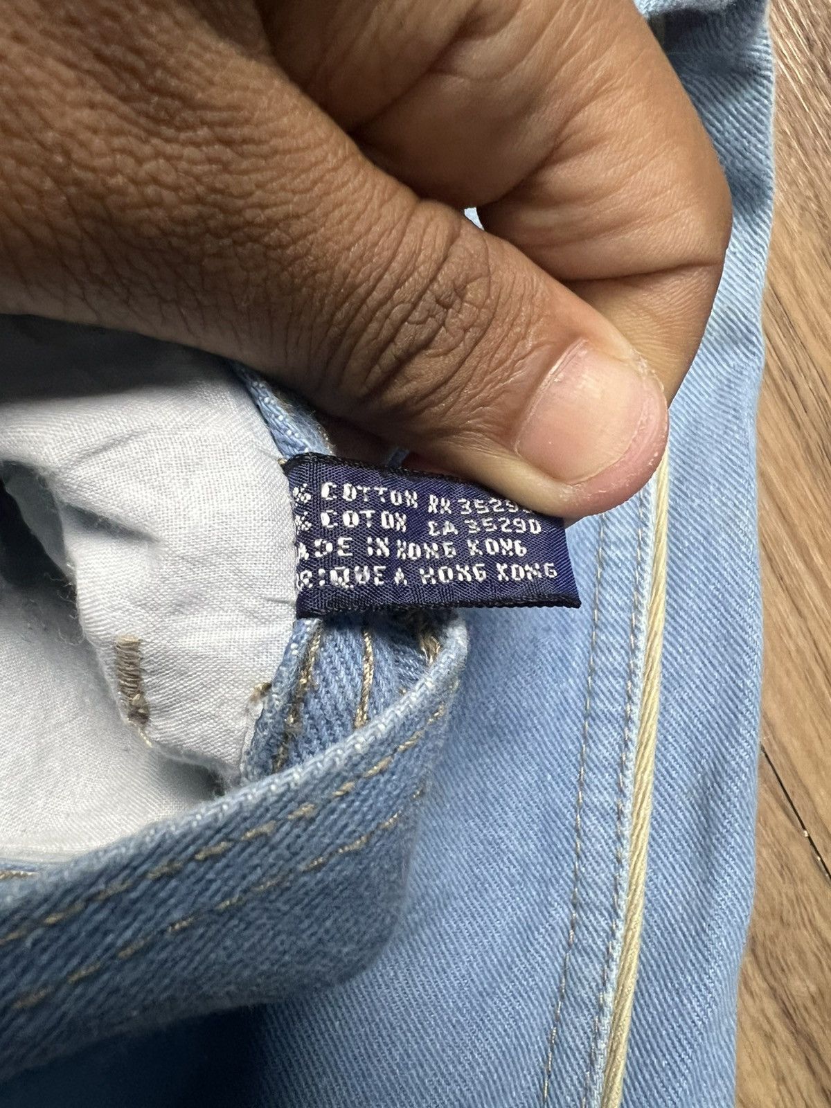 If Six Was Nine VINTAGE 70s BRANDED LION Bell Bottom Jeans (41) Size US 31 - 8 Thumbnail