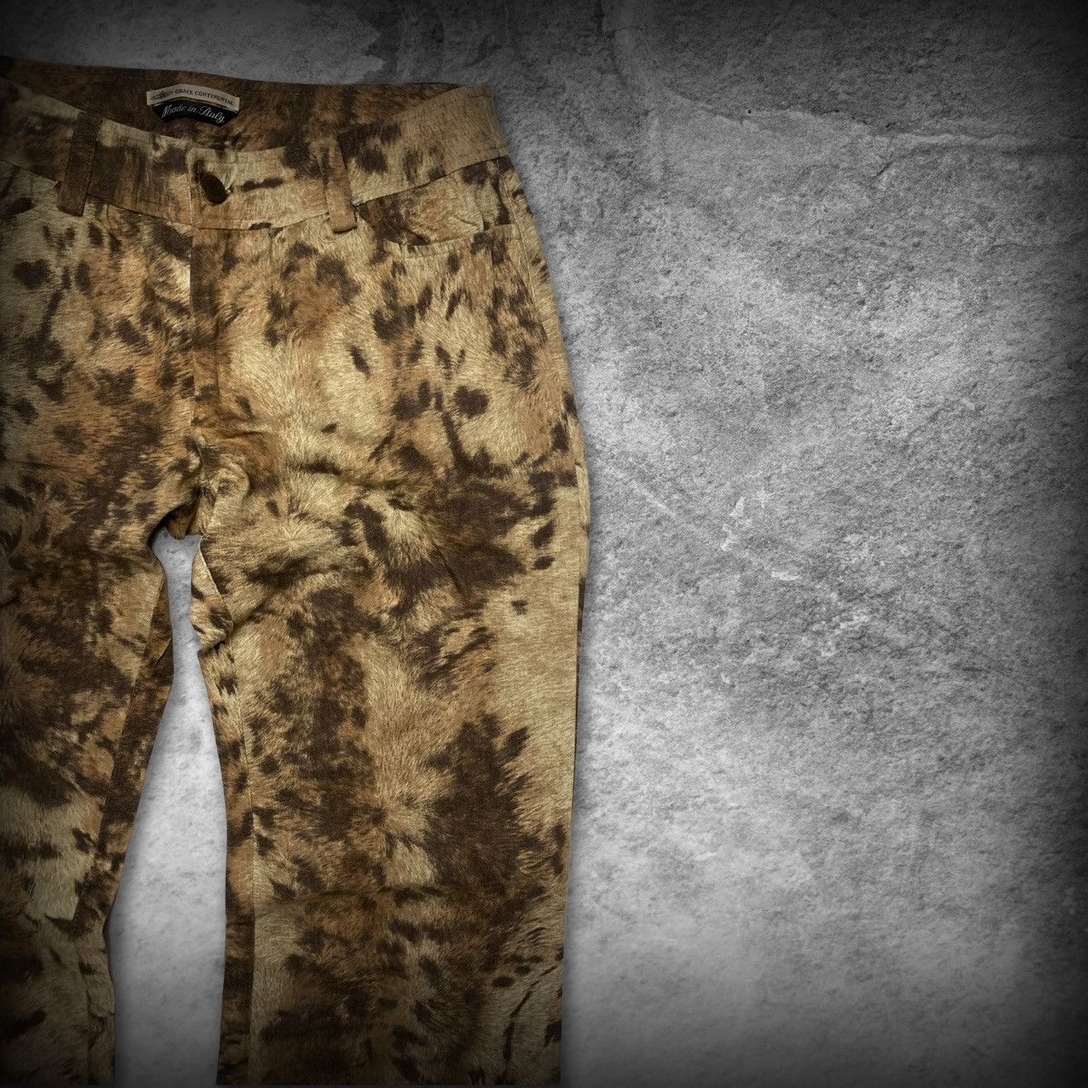 Other Grace Continental Leopard Print Pants Size 26" / US 2 / IT 38 - 2 Thumbnail
