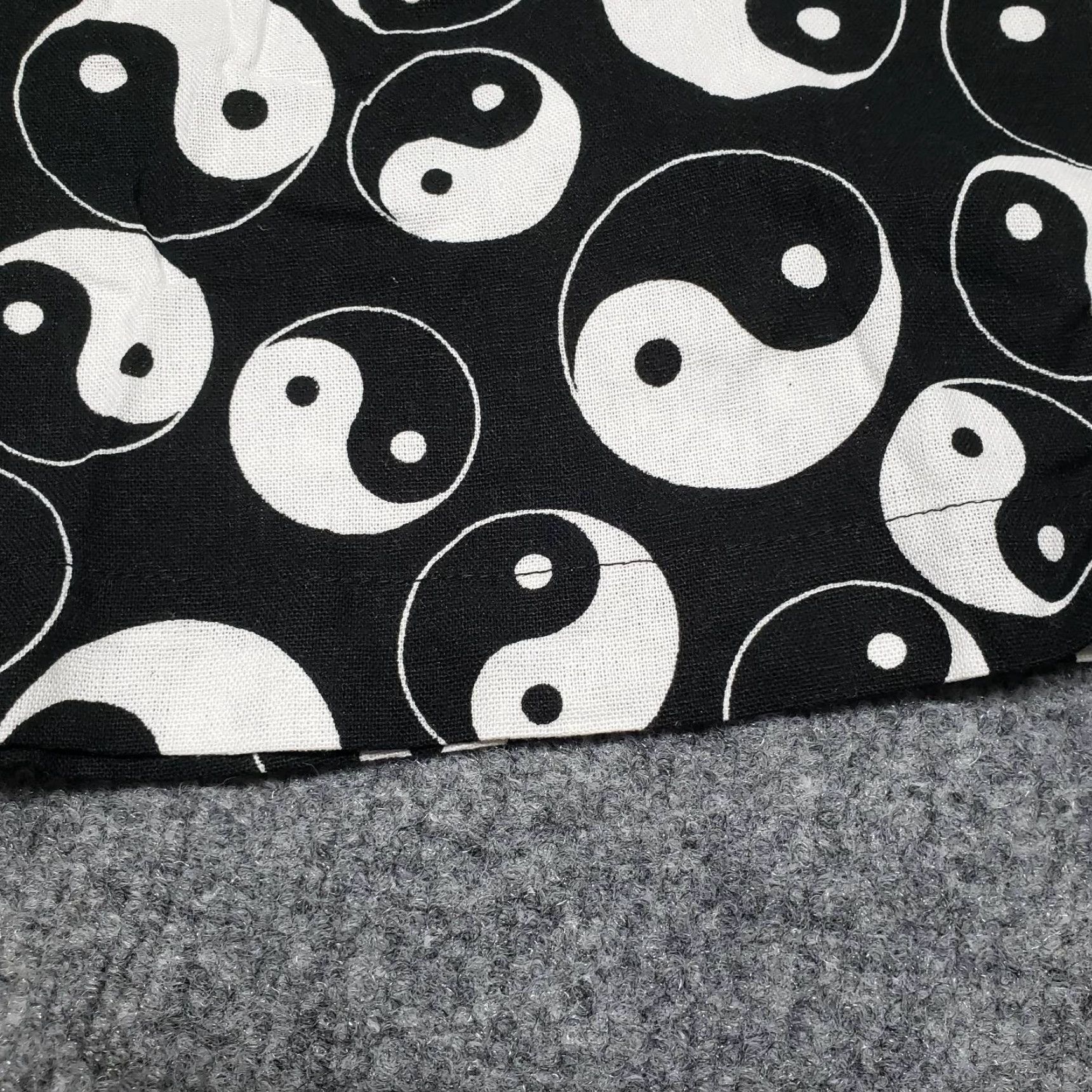 Vintage Rue21 Casual Shorts Womens Plus 1X Black Yin Yang Comfort High Rise Linen New Size 40" / US 18 - 2 Thumbnail