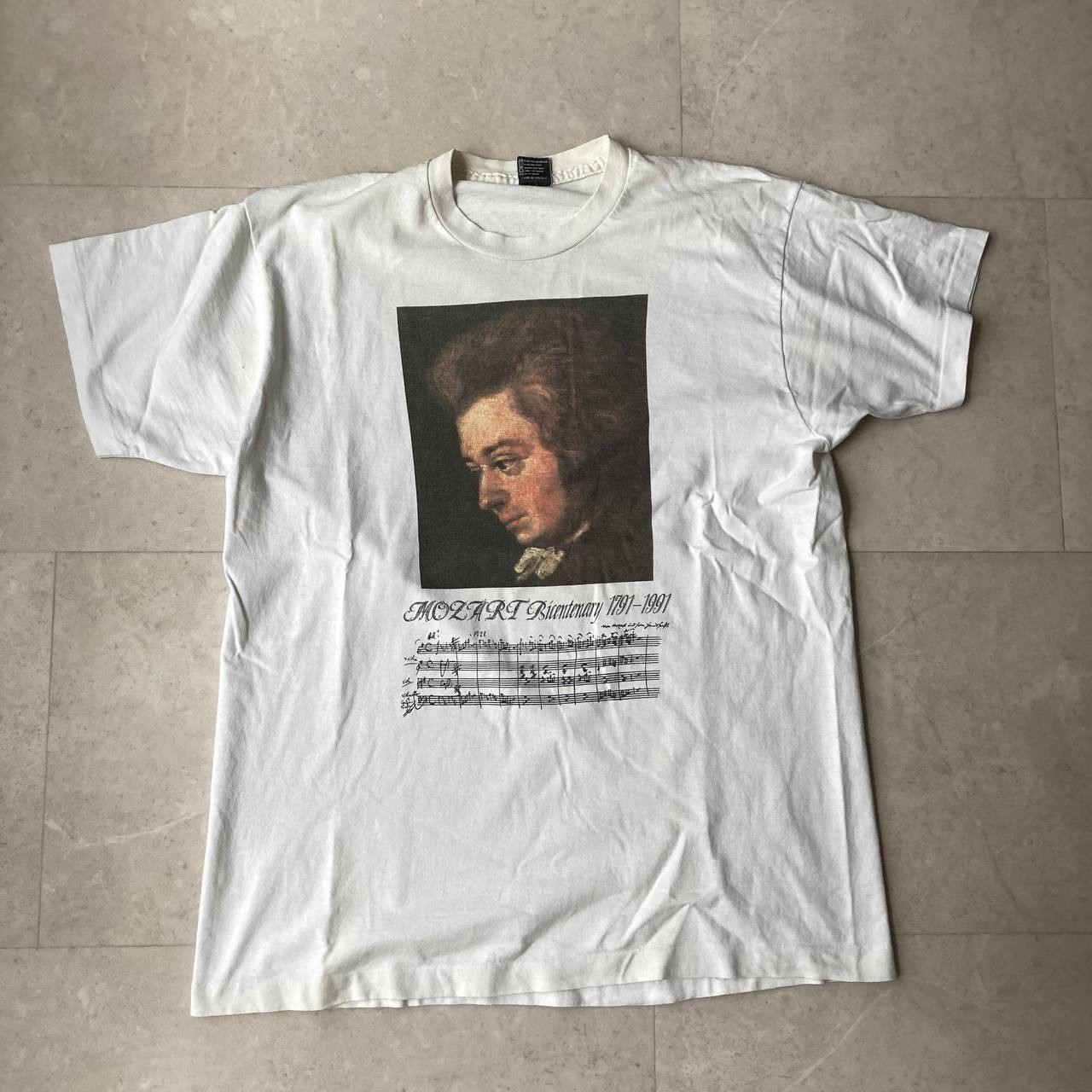 Band Tees Vintage 90s Wolfgang Amadeus Mozart Classic Music Tee Size US XL / EU 56 / 4 - 1 Thumbnail