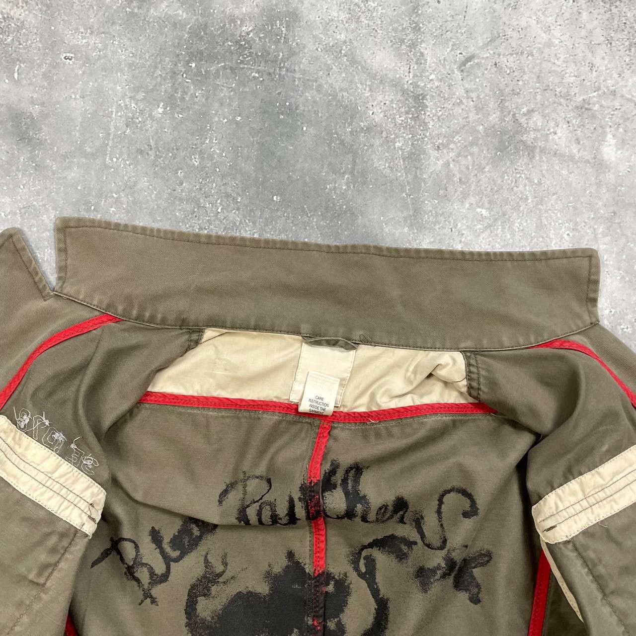 Diesel Diesel Blue Panthers Military Collar Jacket Olive Green L Size US L / EU 52-54 / 3 - 7 Thumbnail