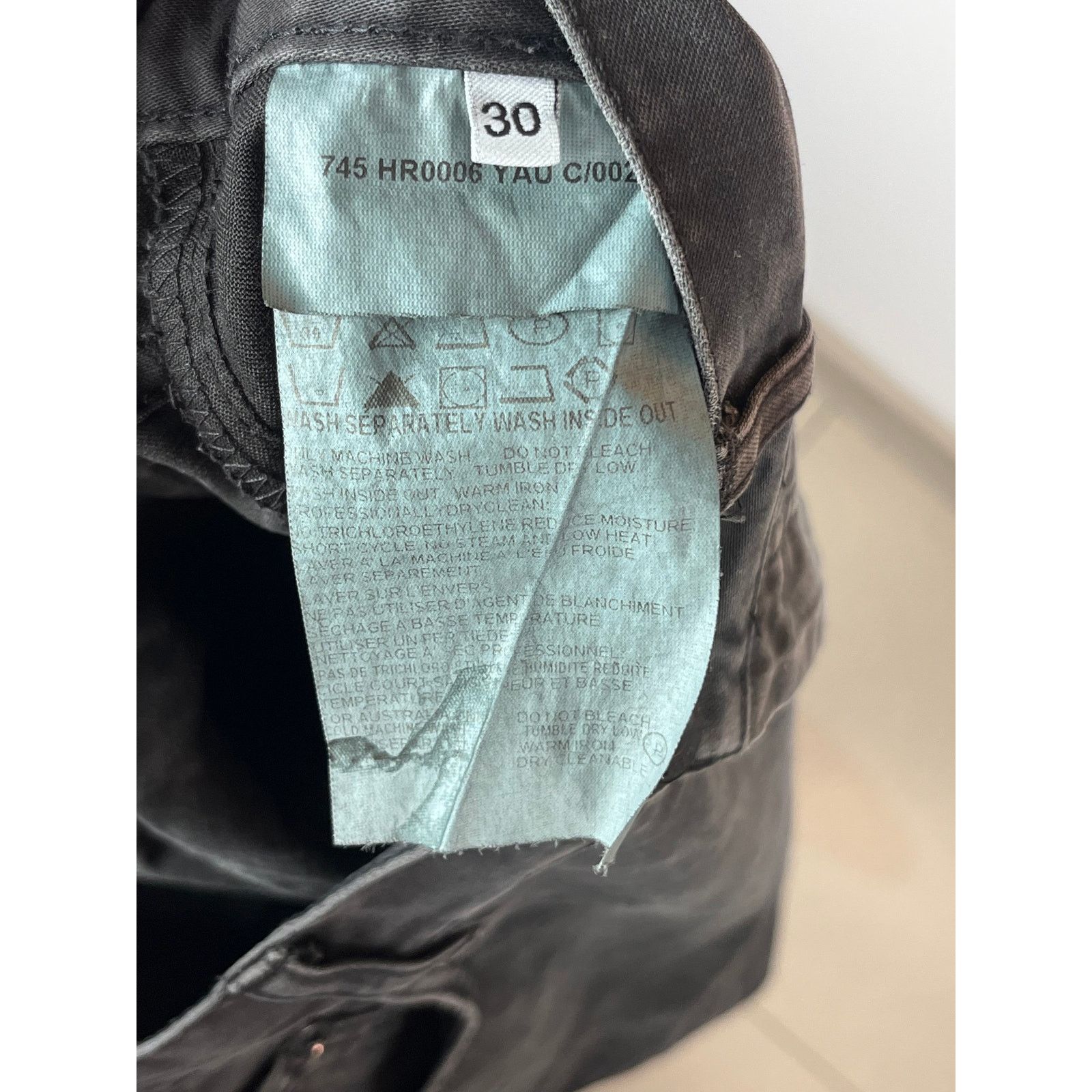 Helmut Lang Helmut Lang jeans washed denim archive designer Italy rare Size US 30 / EU 46 - 12 Thumbnail