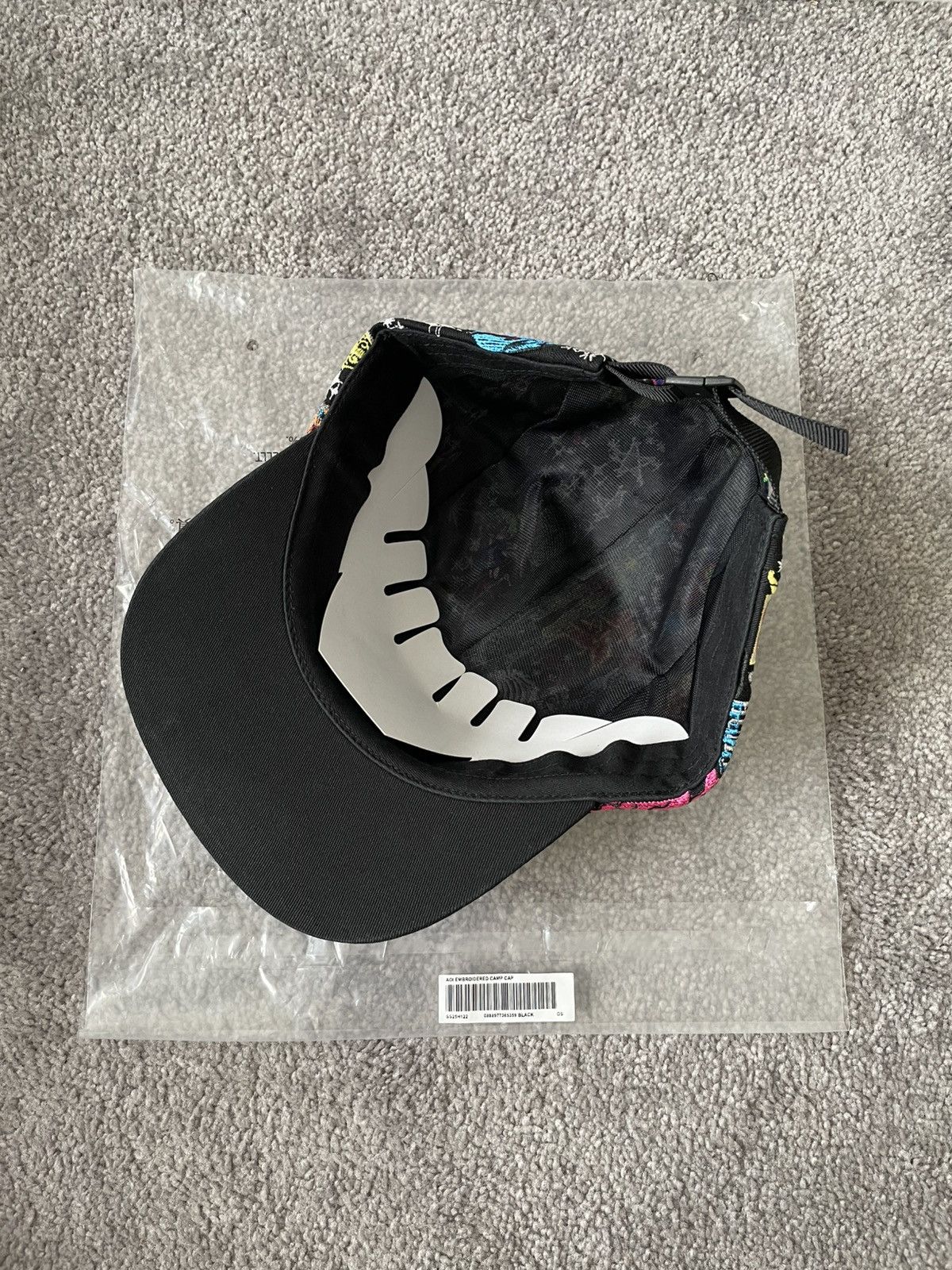 Supreme Supreme AOI Embroidered Camp Cap "Black" Size ONE SIZE - 6 Thumbnail
