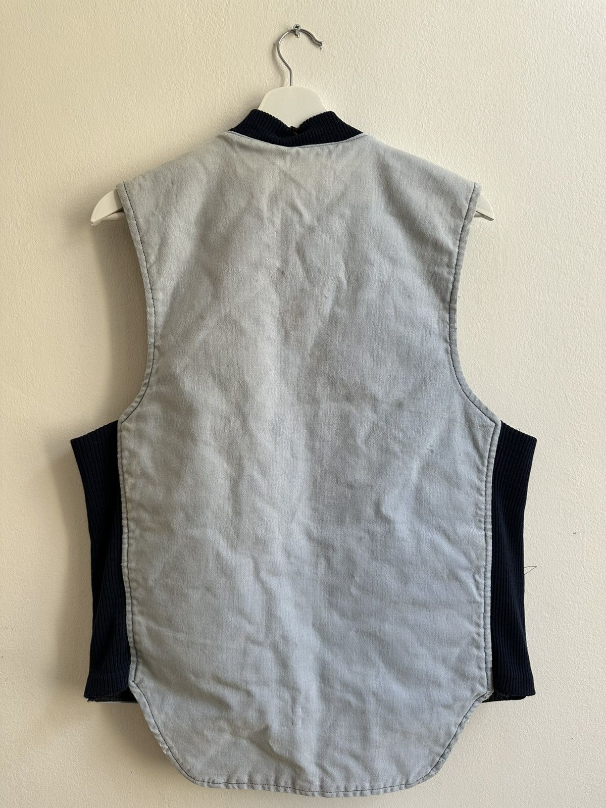 Vintage Tough Duck Made in Canada Faded Baby Blue Unisex Vest Size US S / EU 44-46 / 1 - 8 Thumbnail